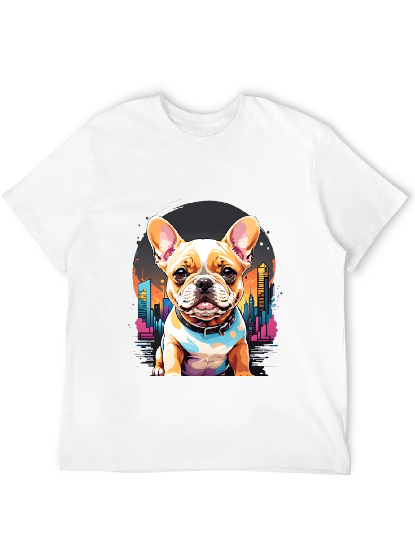 French Bulldog Cityscape T-Shirt
