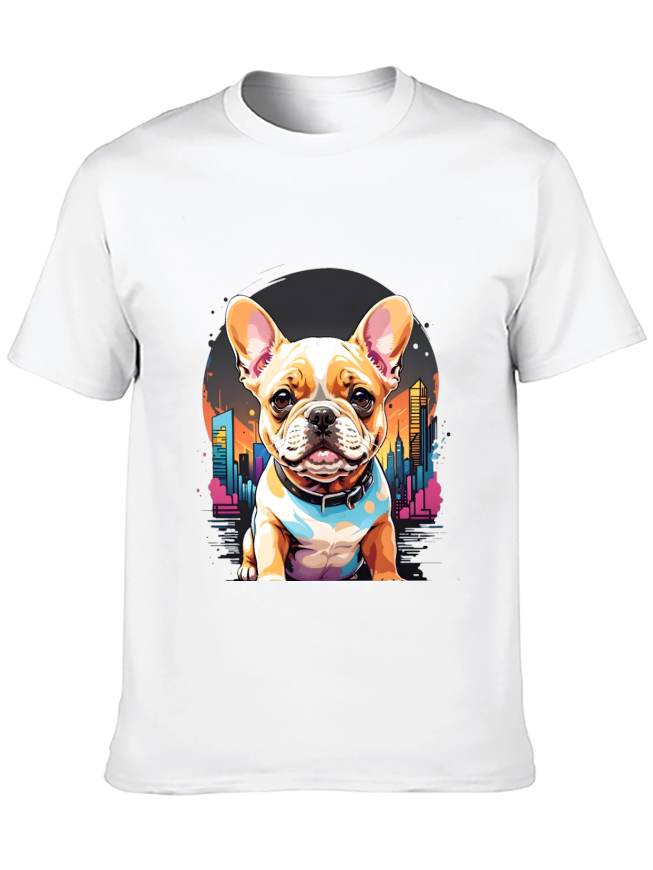 French Bulldog Cityscape T-Shirt