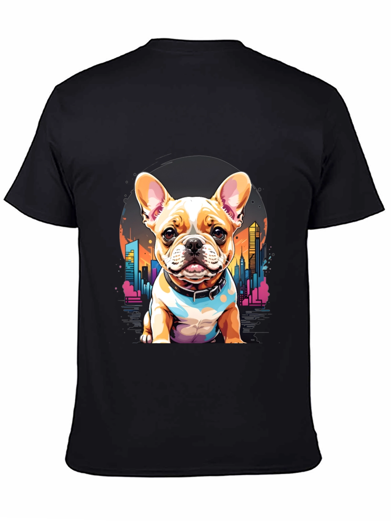 French Bulldog Cityscape T-Shirt