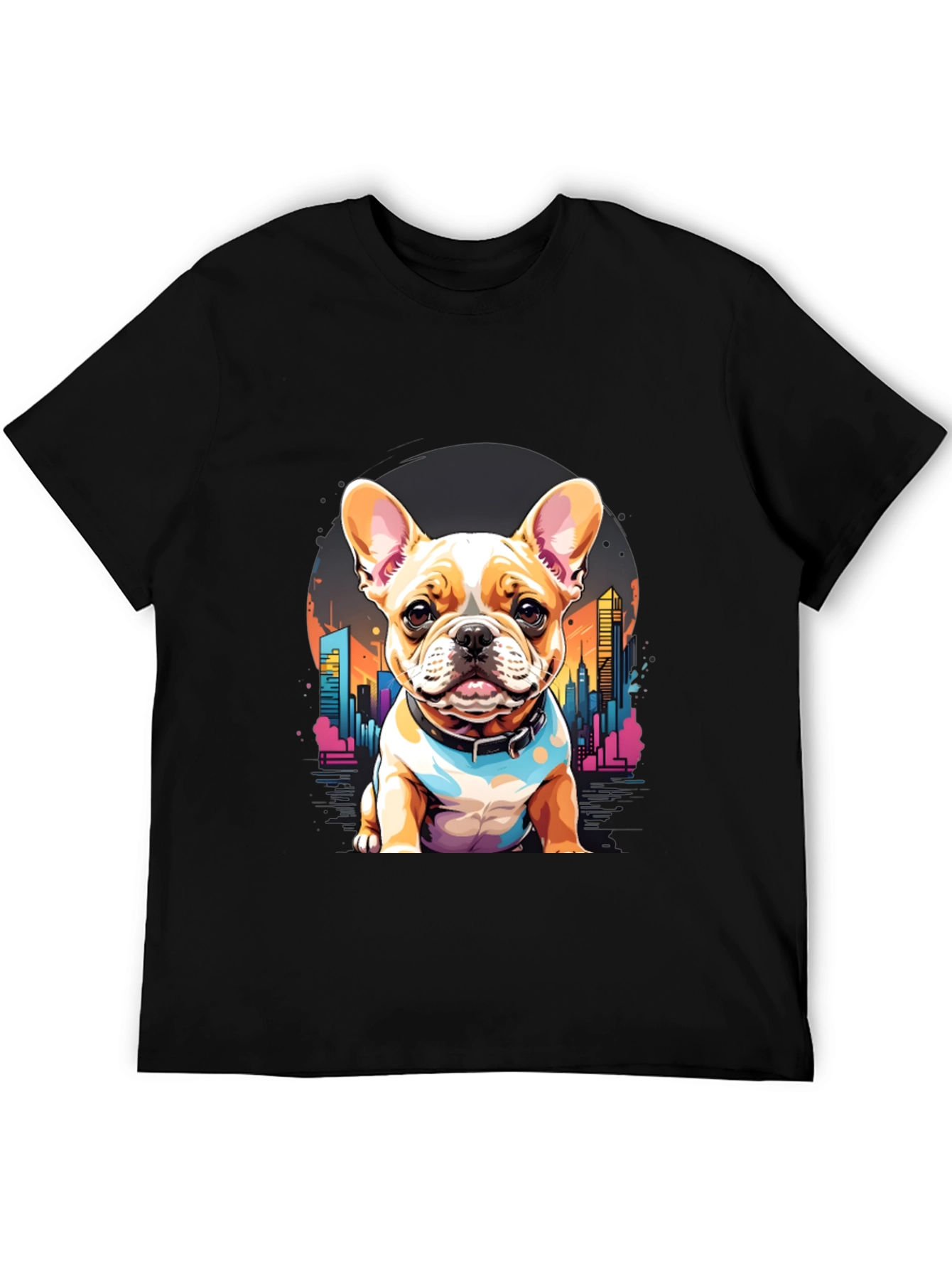 French Bulldog Cityscape T-Shirt