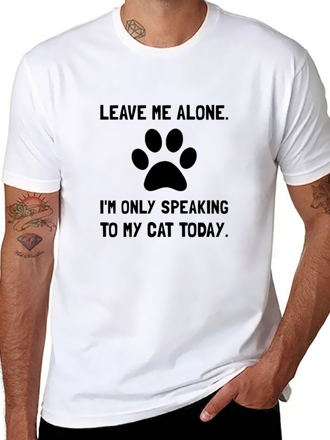 Leave Me Alone Cat Lover T-Shirt