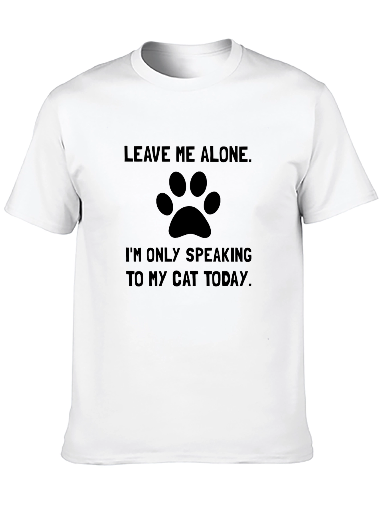 Leave Me Alone Cat Lover T-Shirt