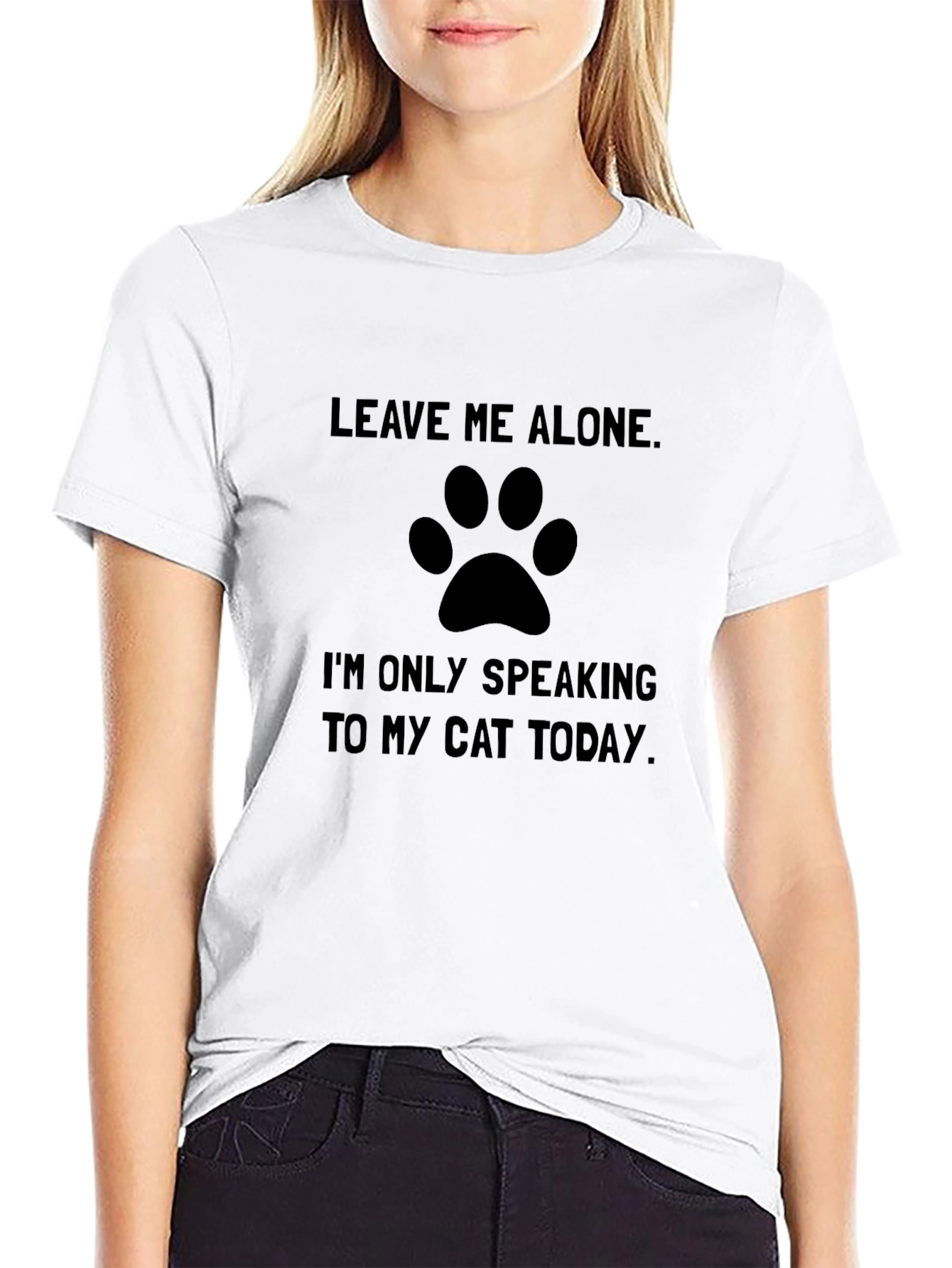 Leave Me Alone Cat Lover T-Shirt