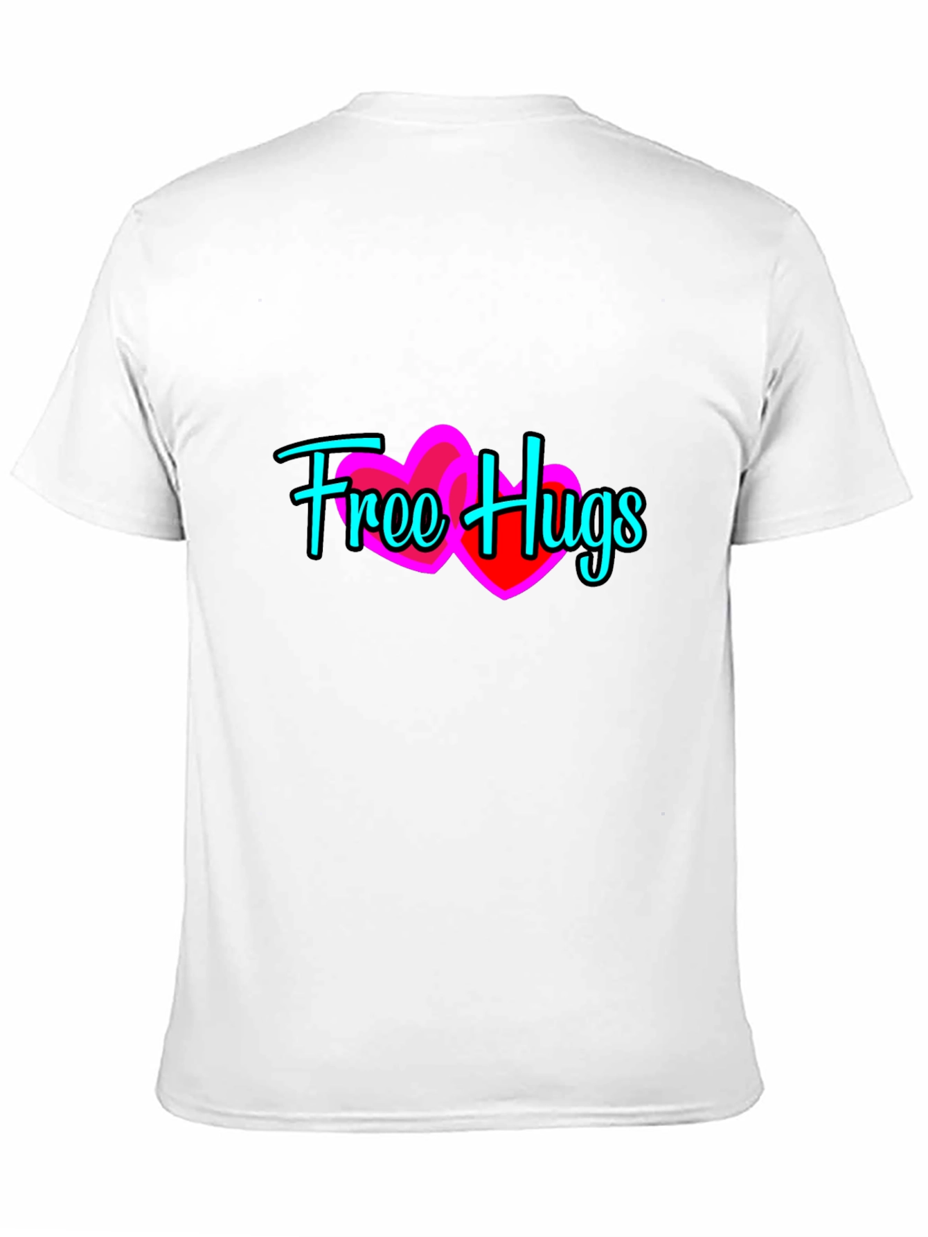 Free Hugs Graphic Tee - Soft Cotton Comfort