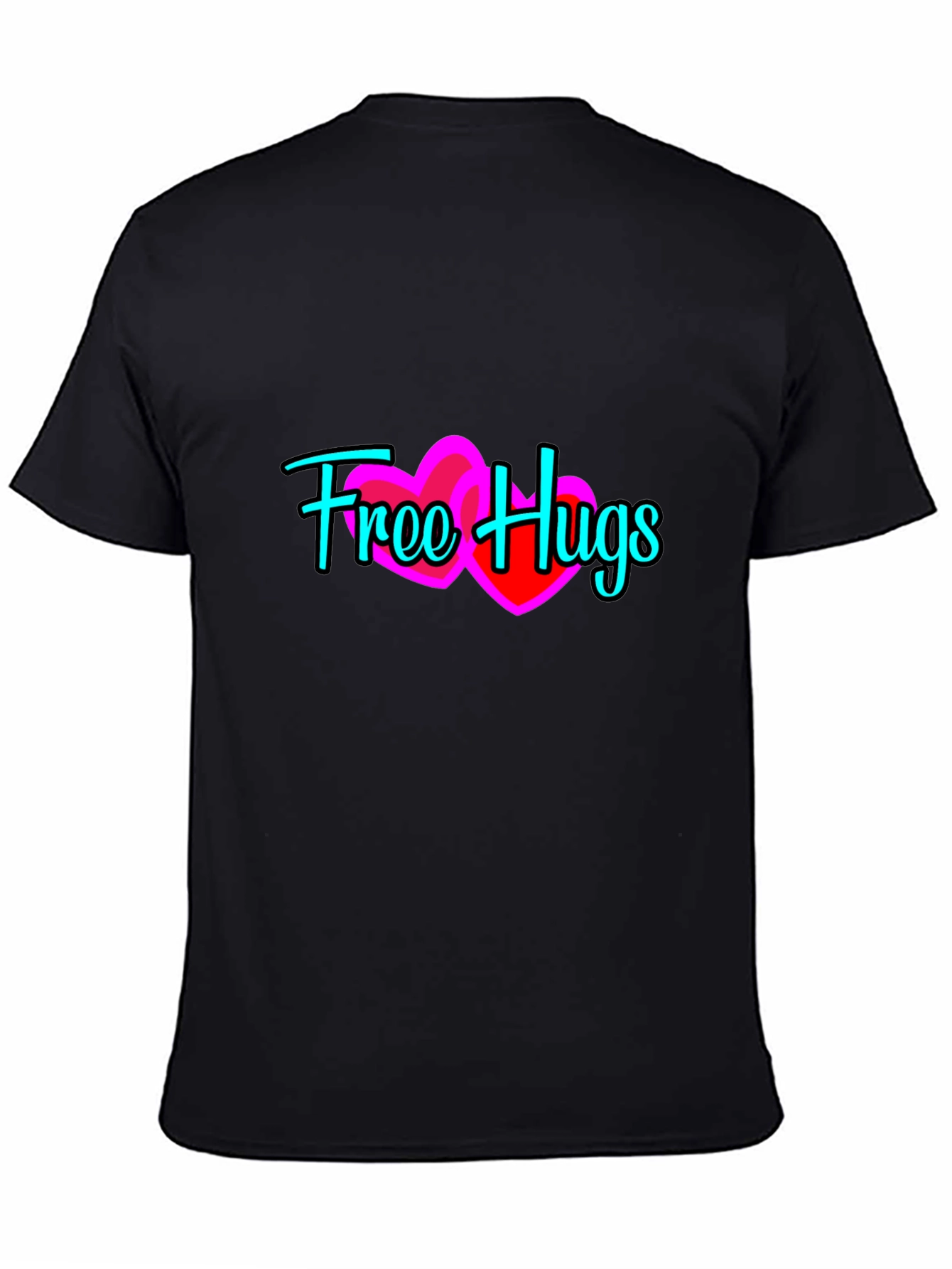 Free Hugs Graphic Tee - Soft Cotton Comfort