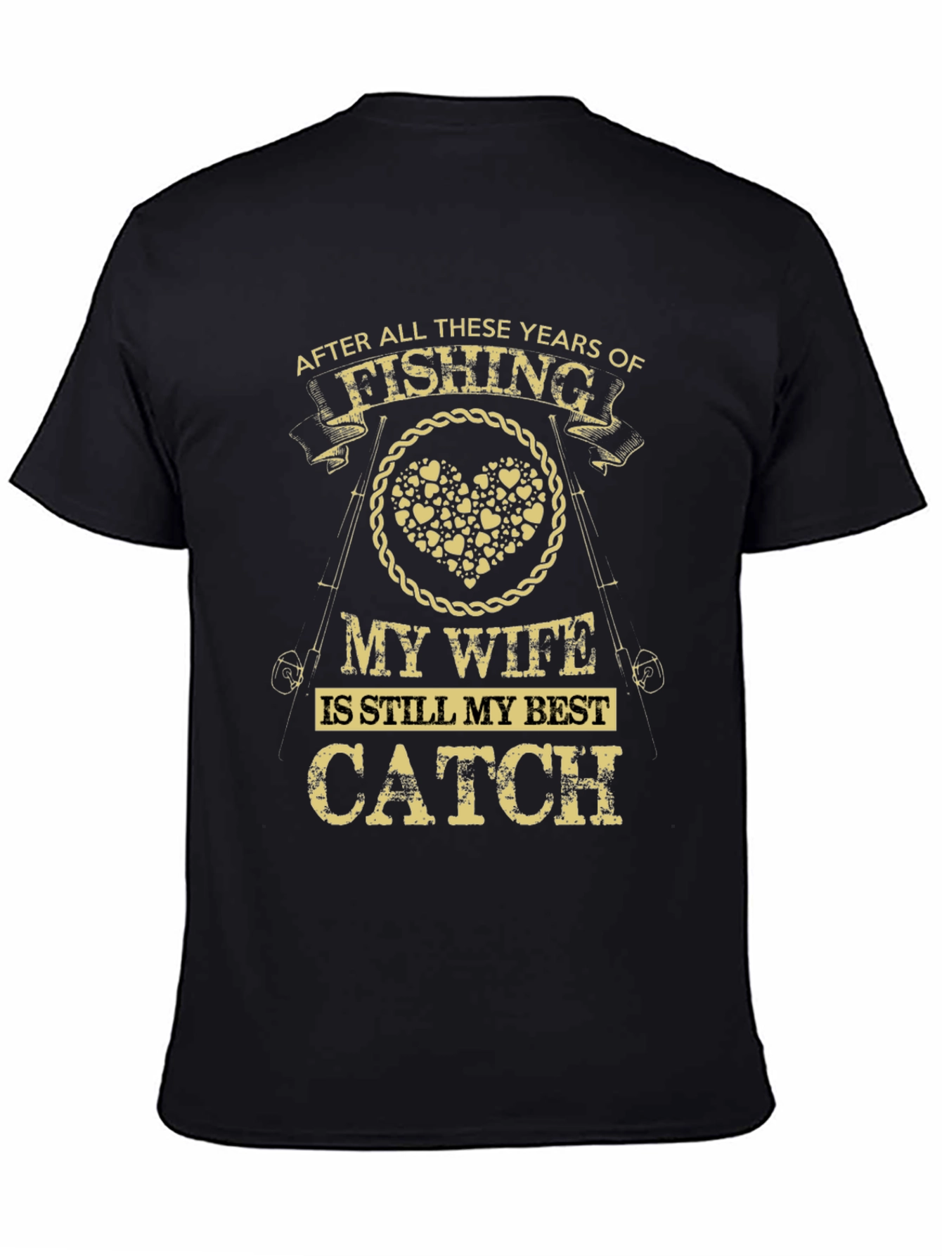 Fishing Wife Best Catch Graphic Tee