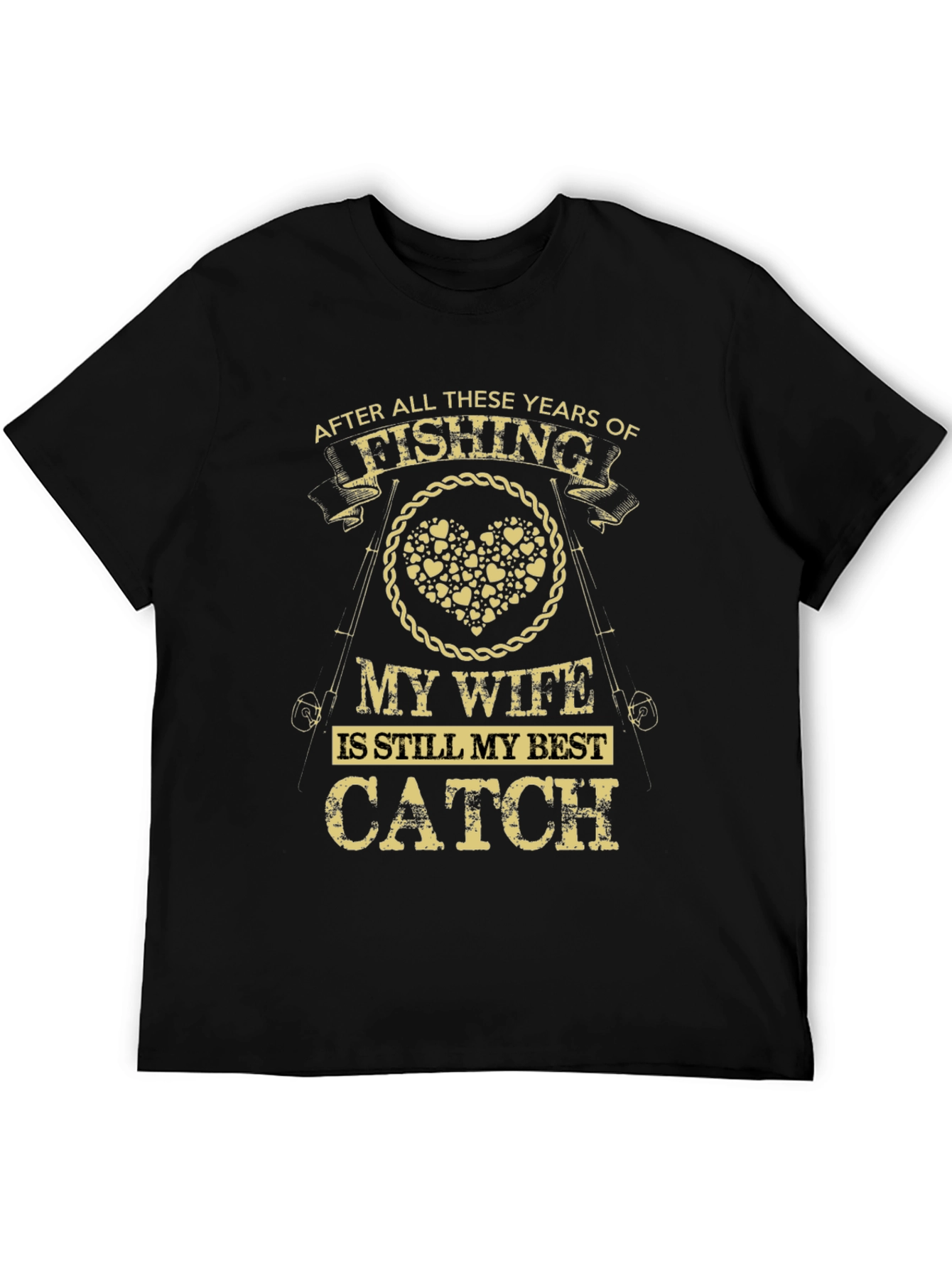 Fishing Wife Best Catch Graphic Tee