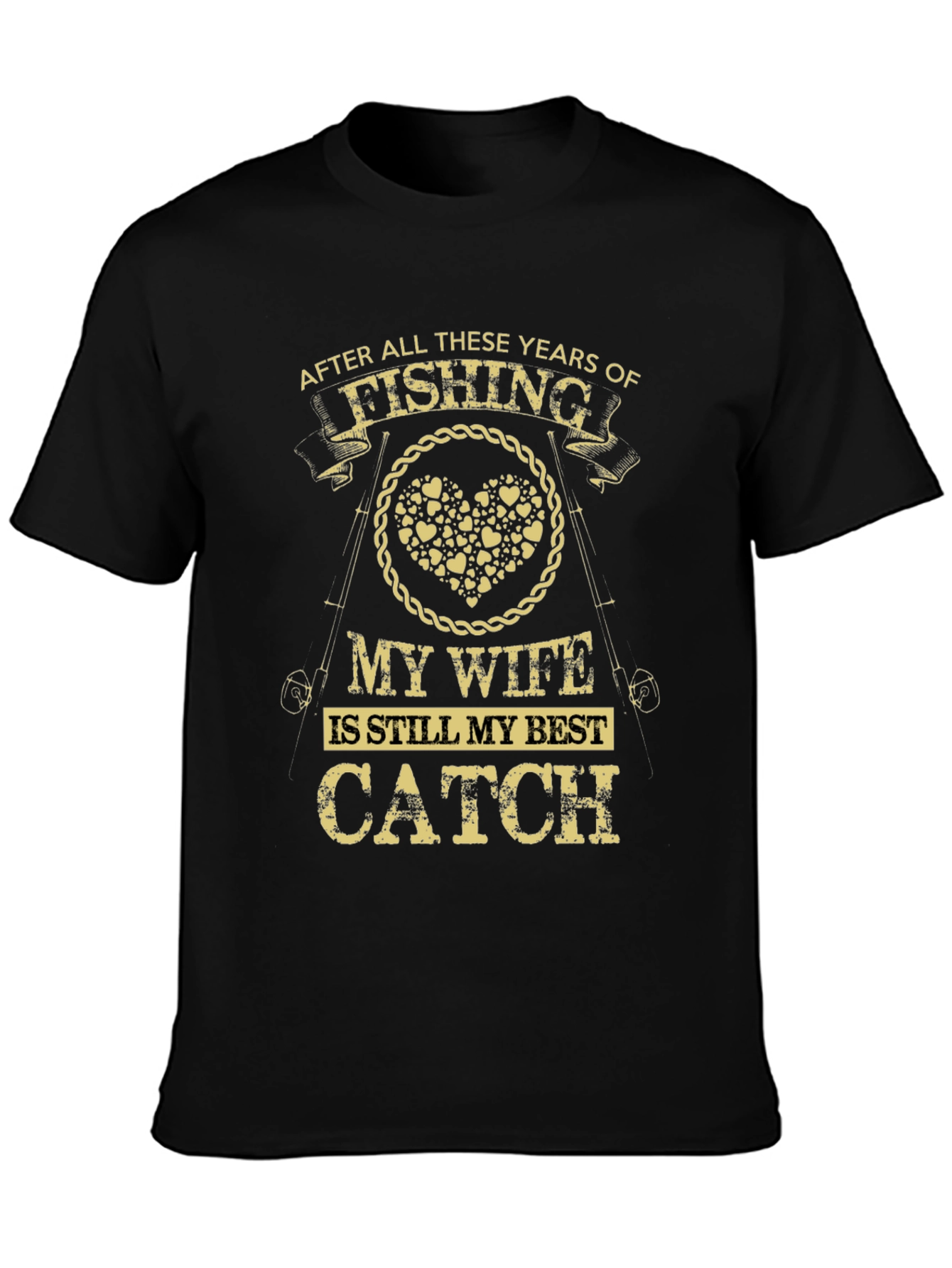 Fishing Wife Best Catch Graphic Tee