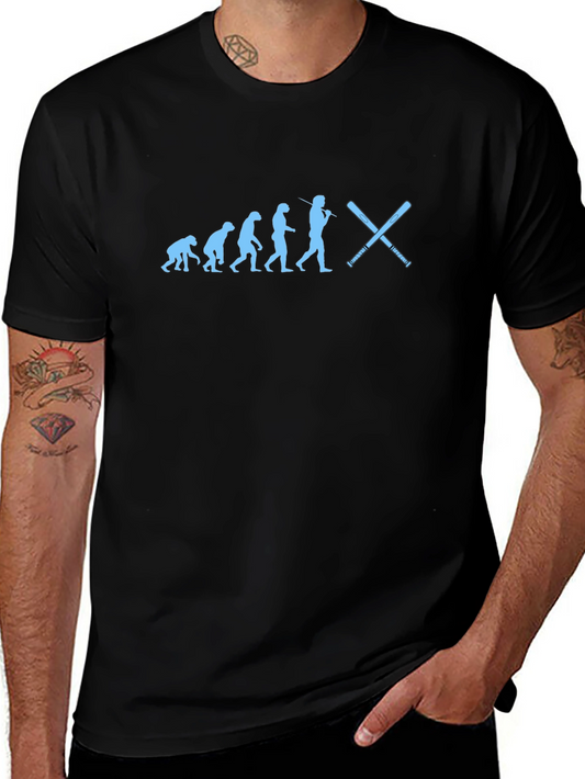 Baseball Evolution T-Shirt - Funny Sports Tee