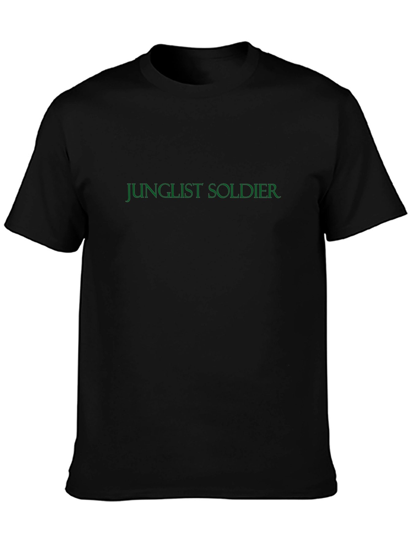 JUNGLE SOLDIER Black T-Shirt