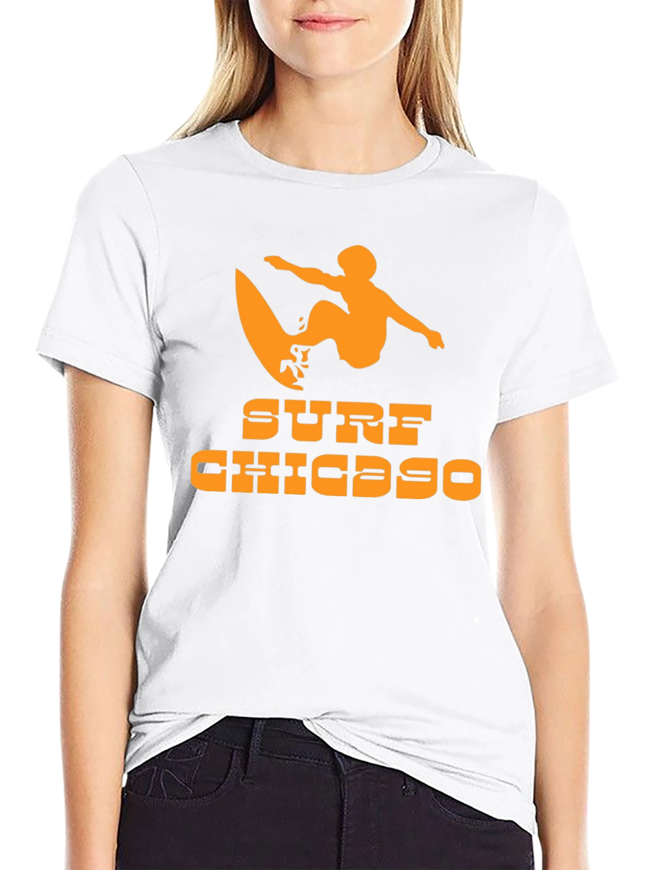 Surf Chicago Graphic Tee - Cool Beach Vibes
