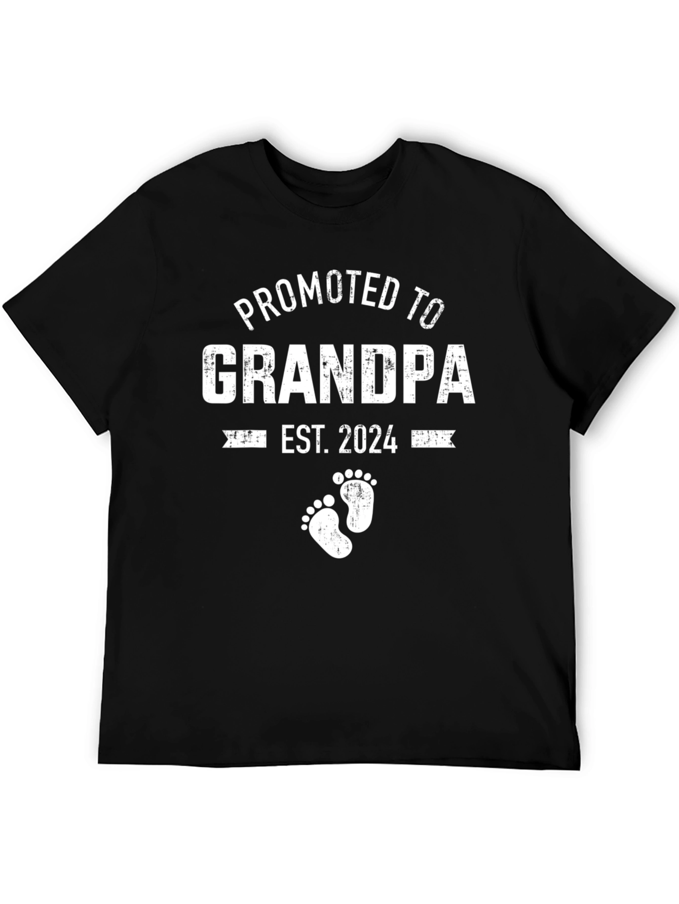 Promoted to Grandpa EST 2024 T-Shirt