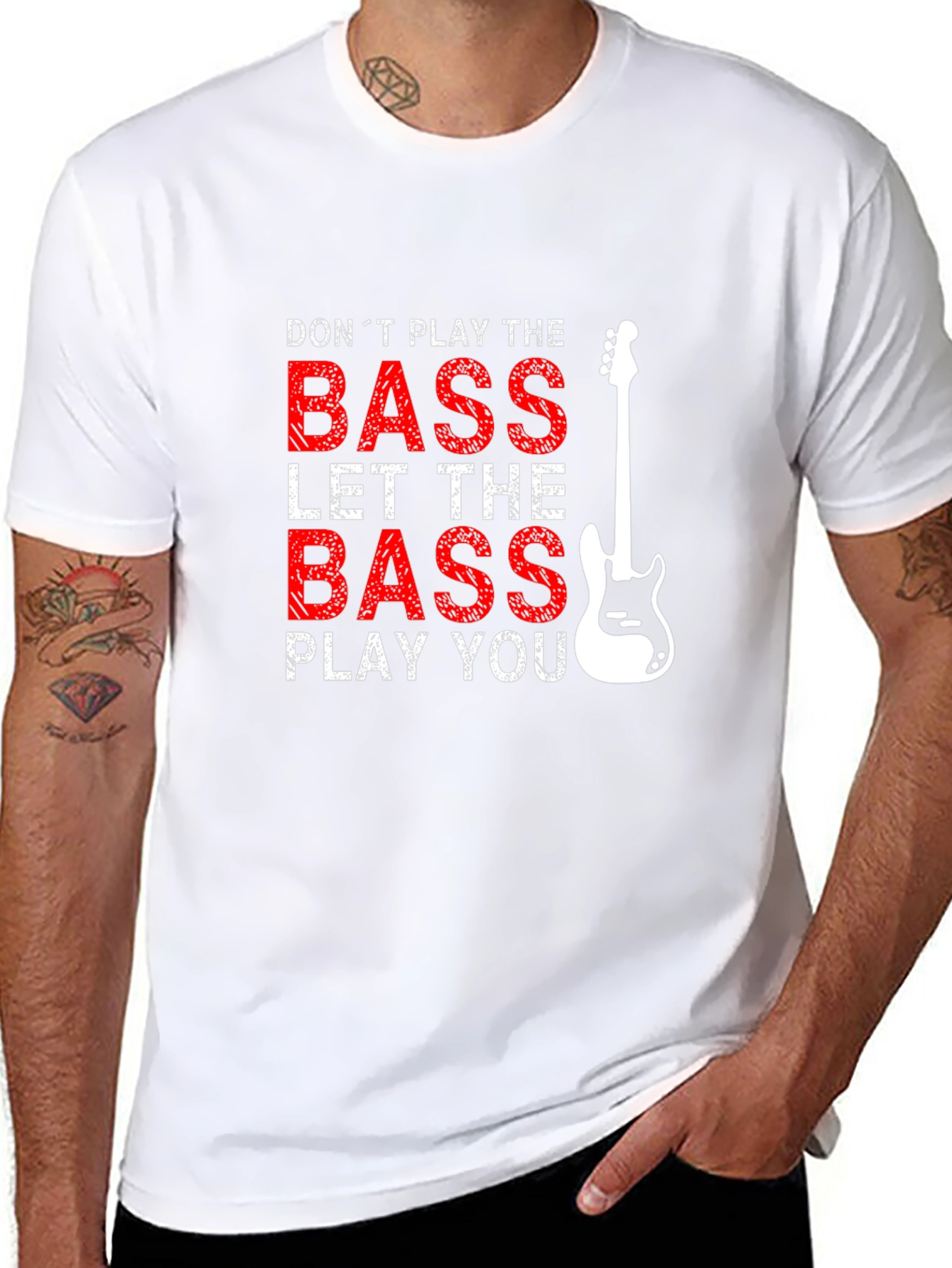 Bass Guitar T-Shirt: Dont Play the Bass