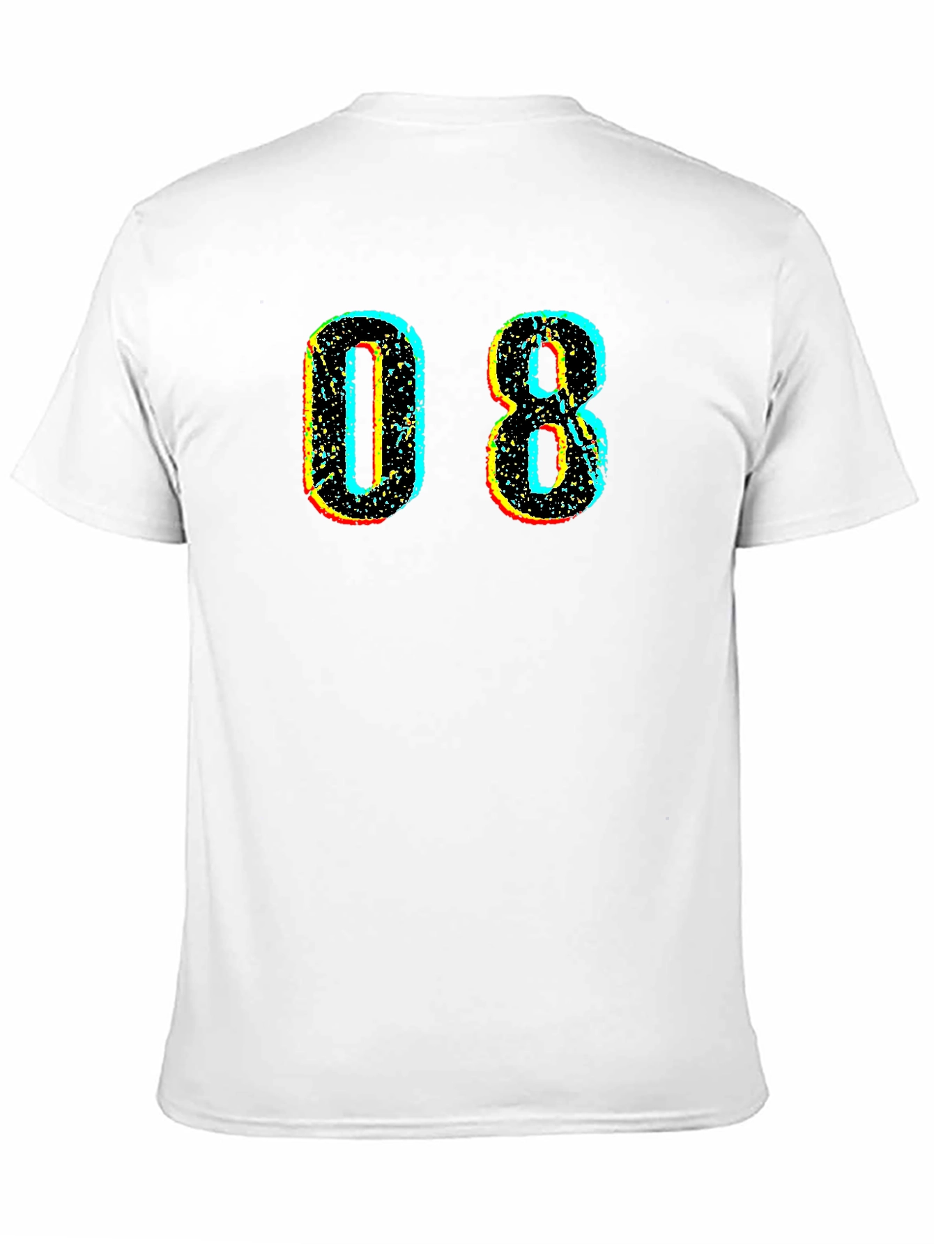 Retro 08 Graphic Tee - Stylish Black Cotton T-Shirt