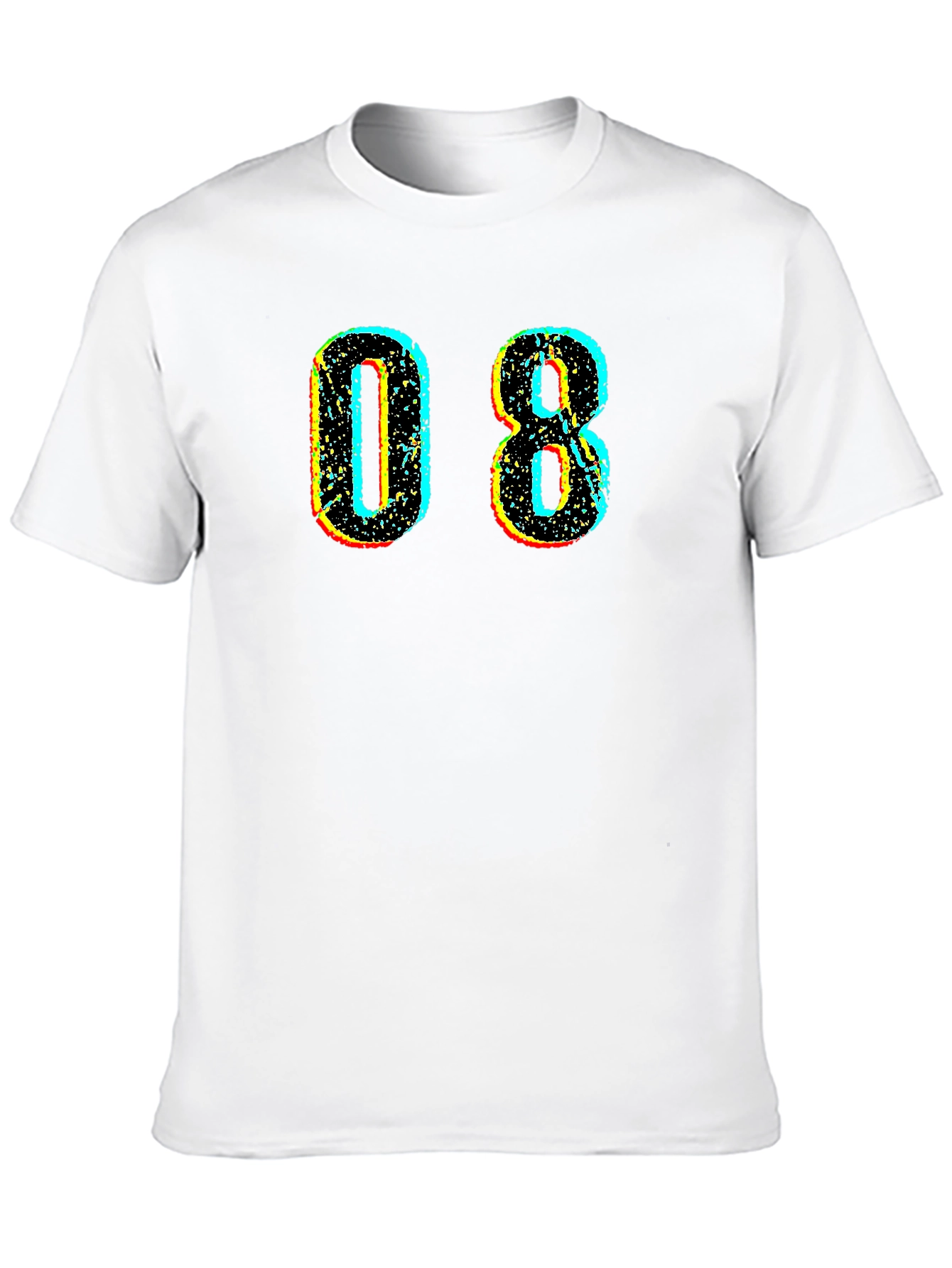 Retro 08 Graphic Tee - Stylish Black Cotton T-Shirt