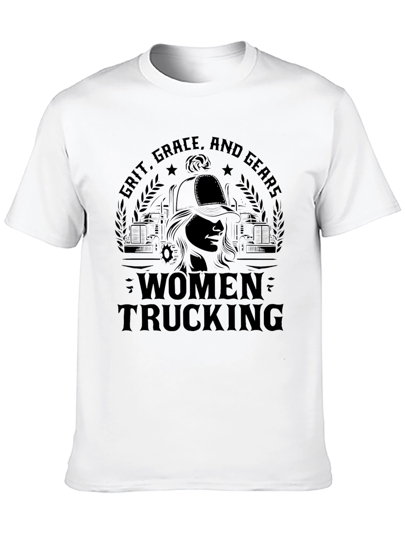 Women Trucking T-Shirt - Grit Grace and Gears