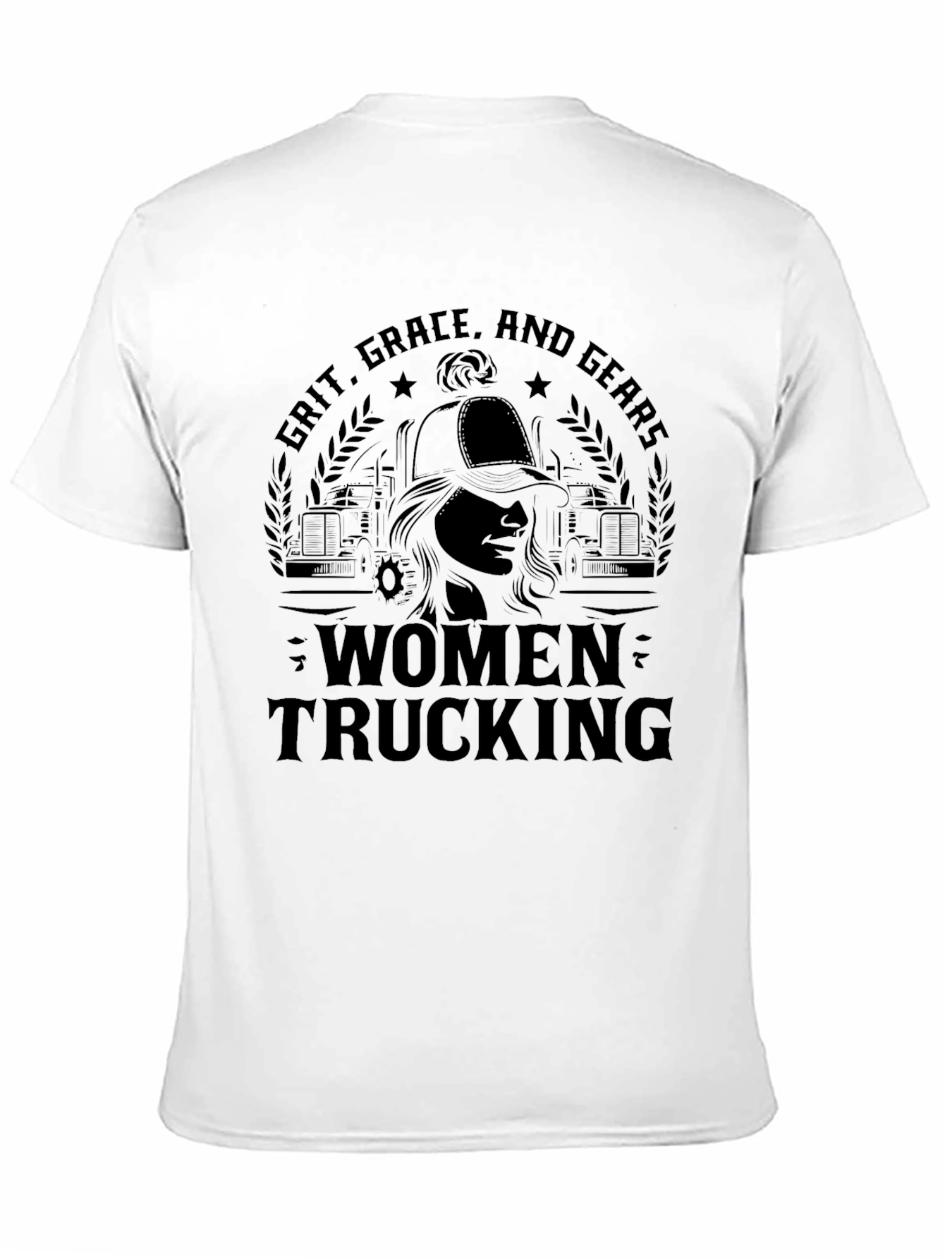 Women Trucking T-Shirt - Grit Grace and Gears