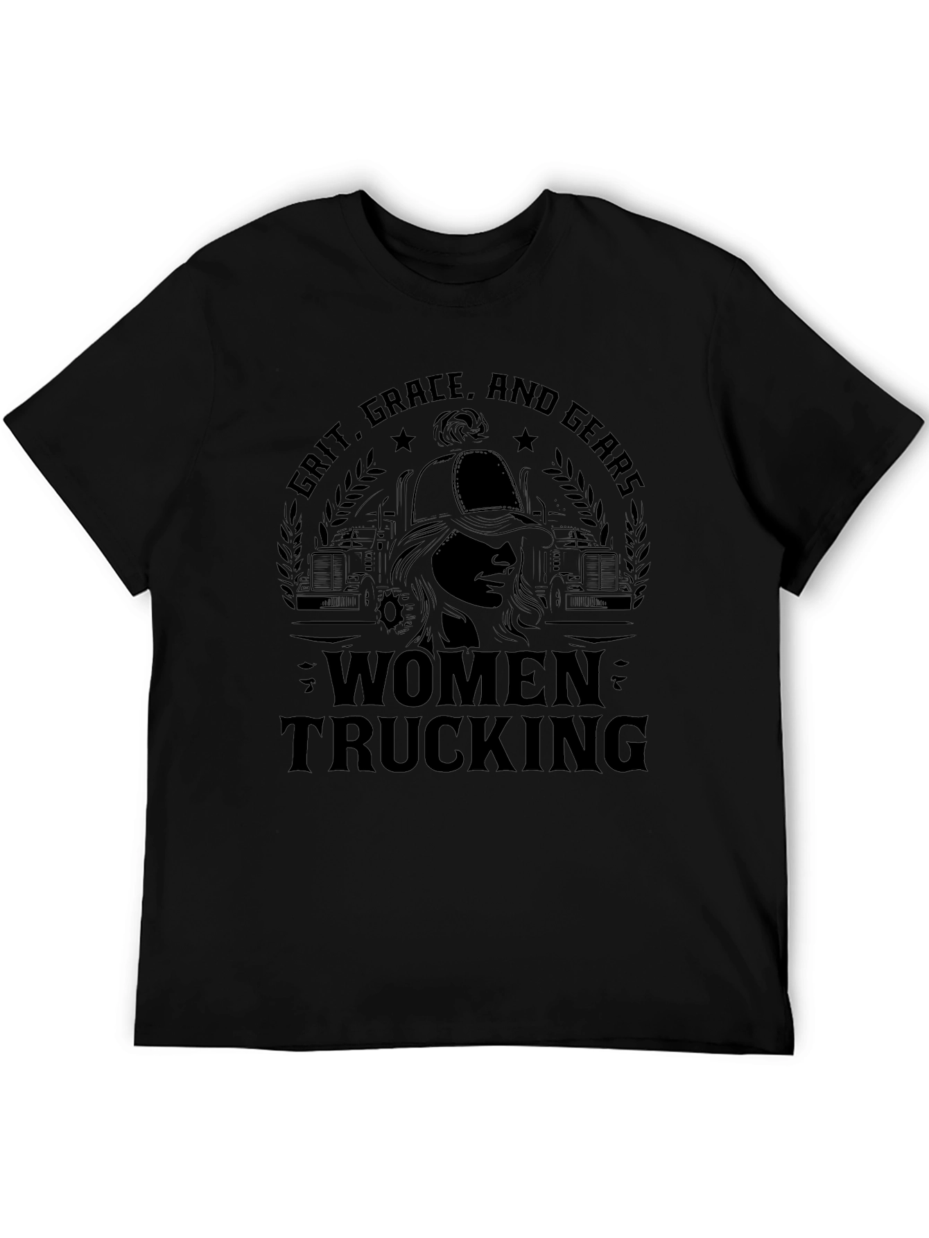 Women Trucking T-Shirt - Grit Grace and Gears