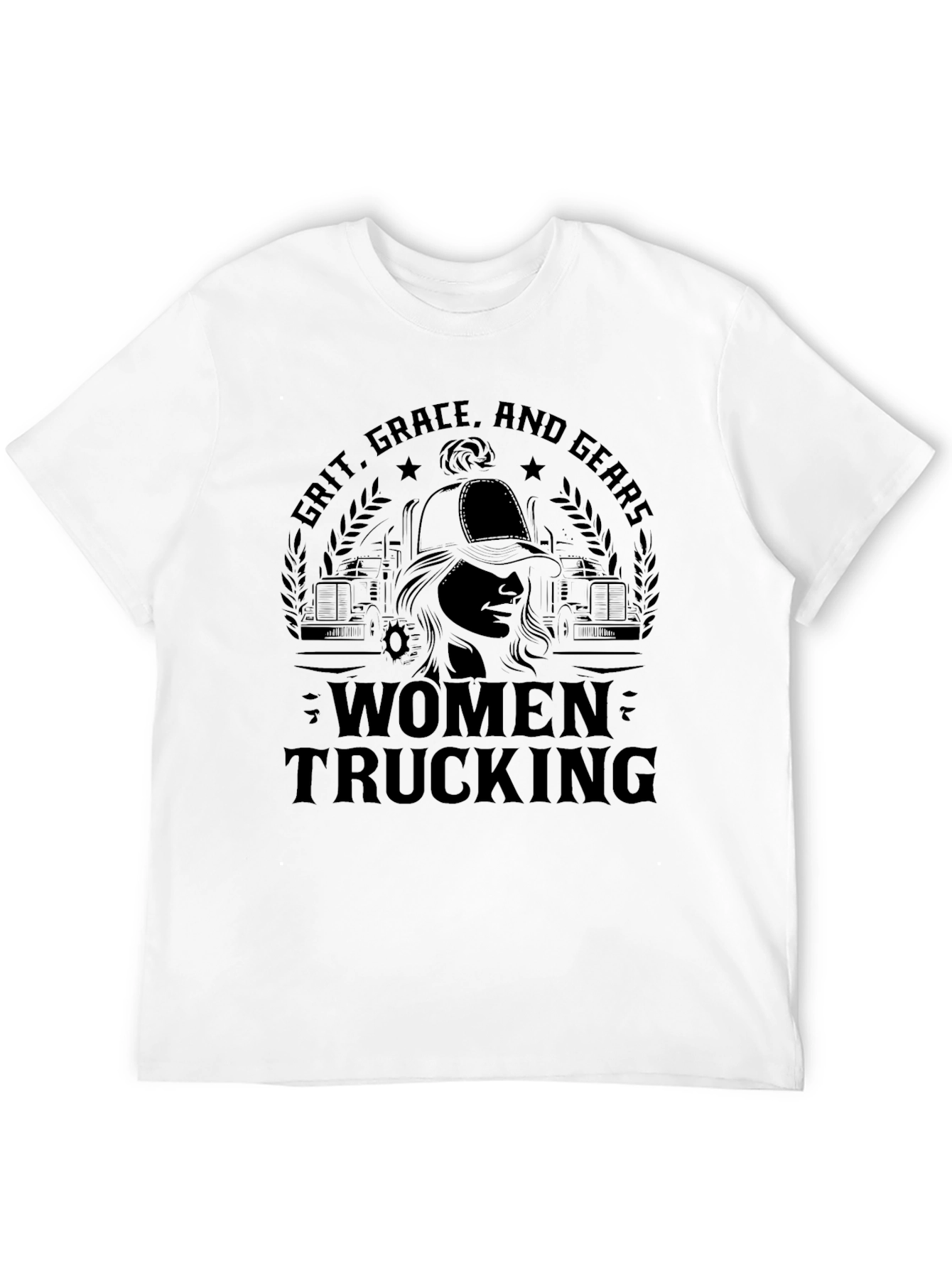Women Trucking T-Shirt - Grit Grace and Gears