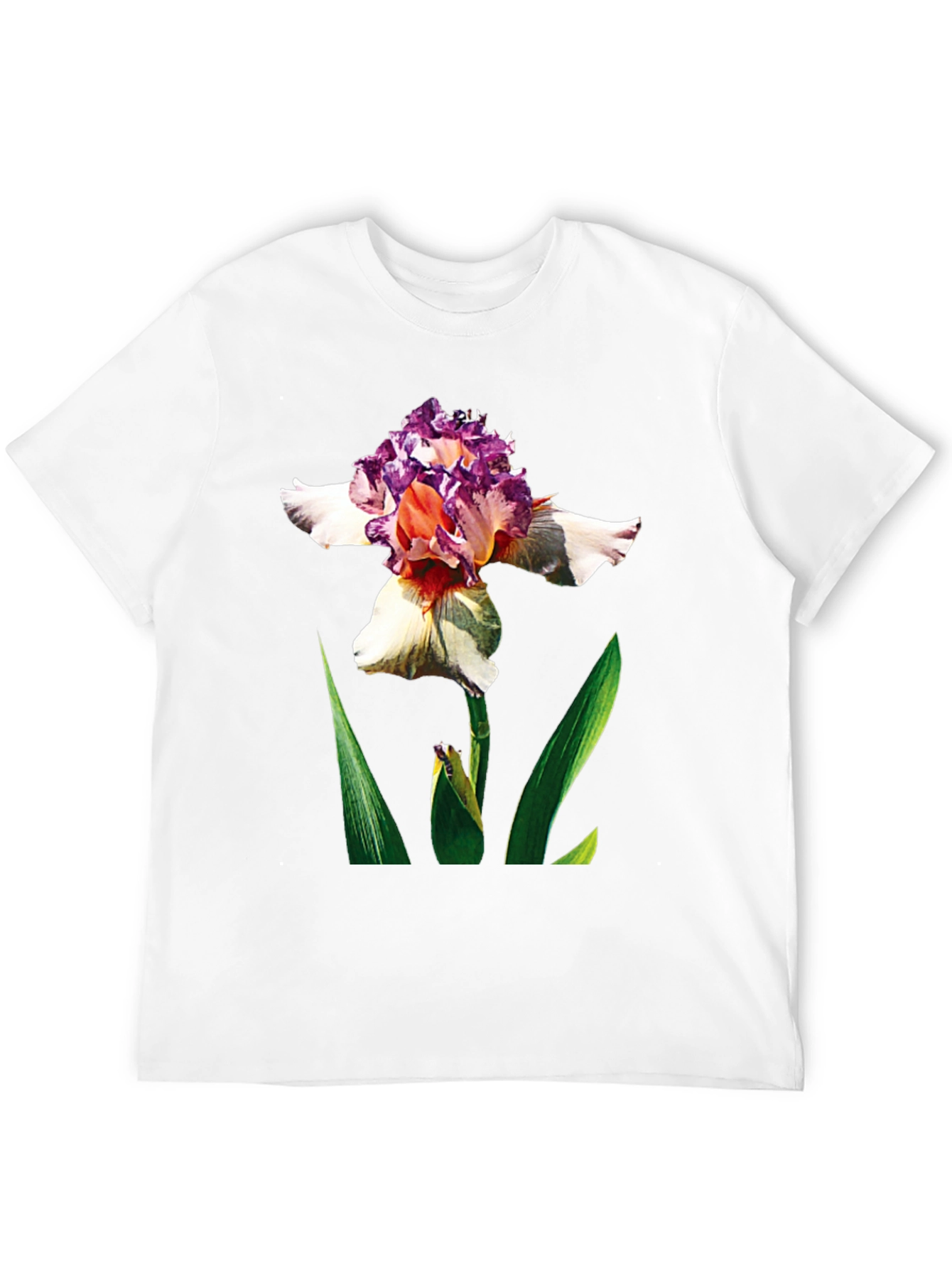 Floral Graphic Black Tee