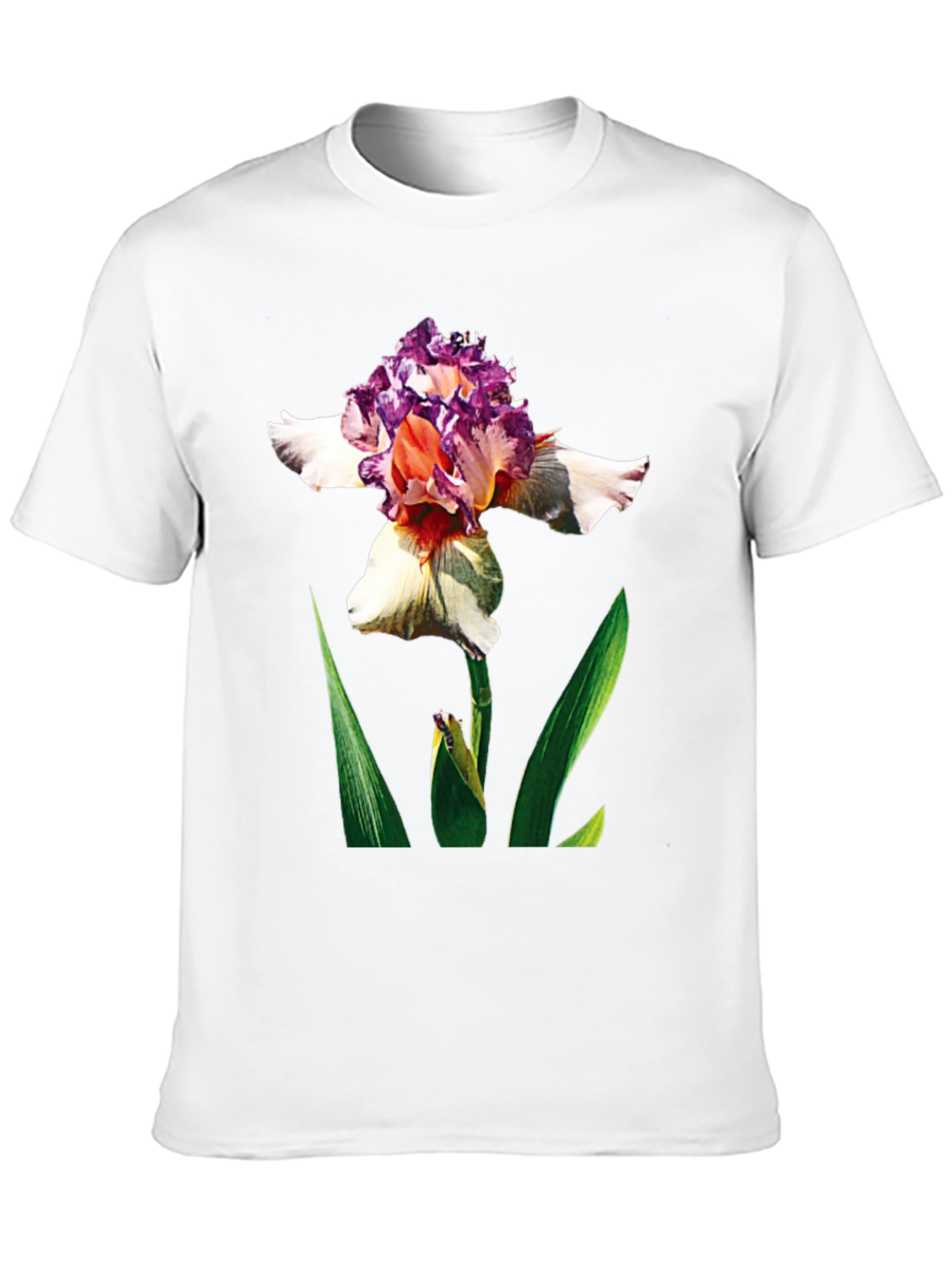 Floral Graphic Black Tee