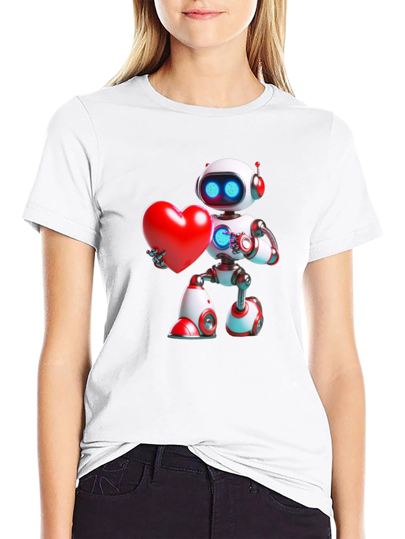 Robot Heart T-Shirt - Express Your Love!