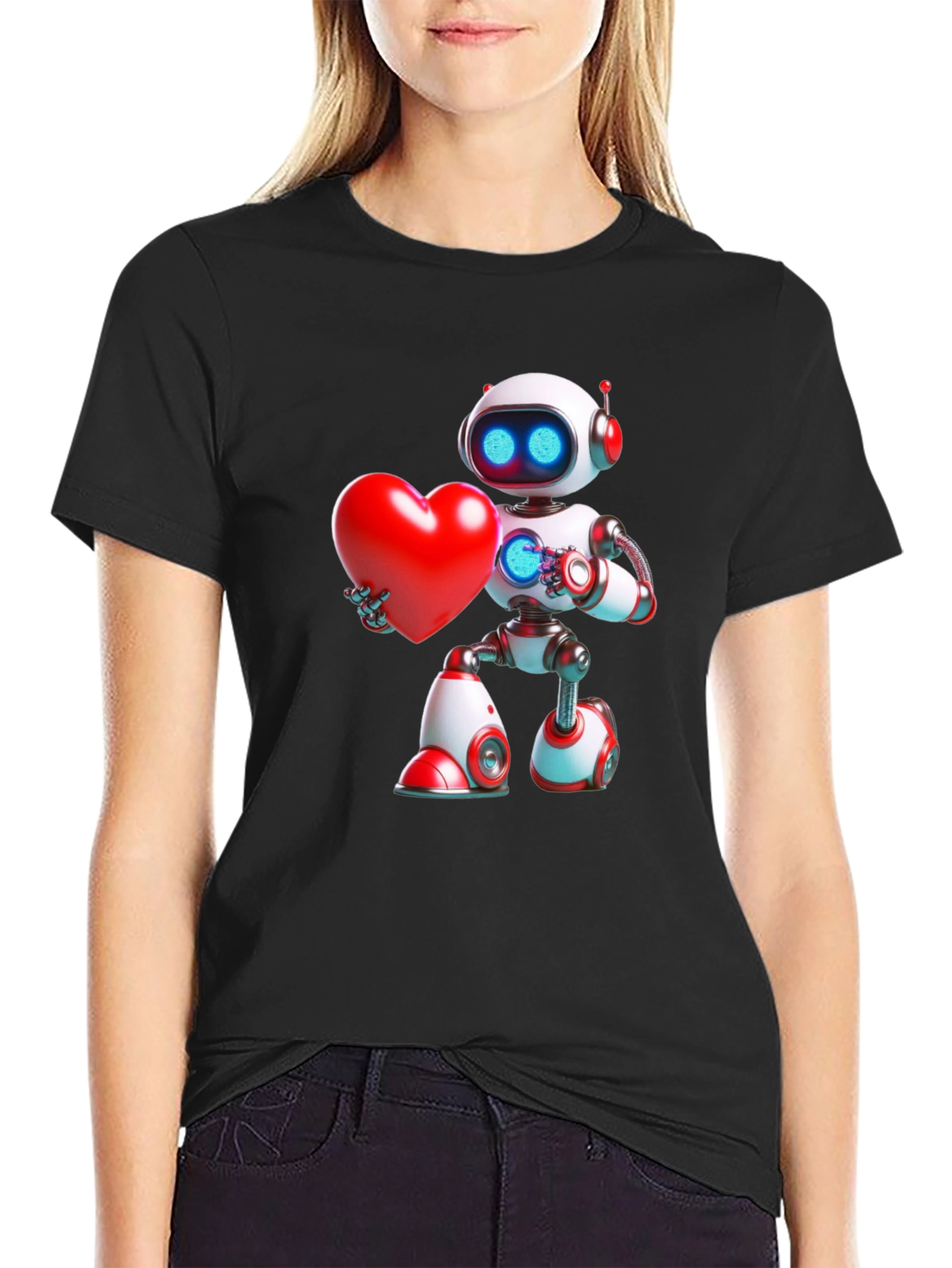 Robot Heart T-Shirt - Express Your Love!
