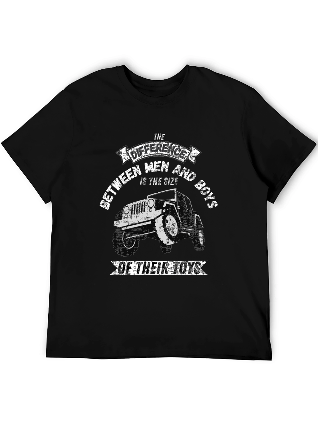 Mens Size of Toys Jeep Graphic T-Shirt