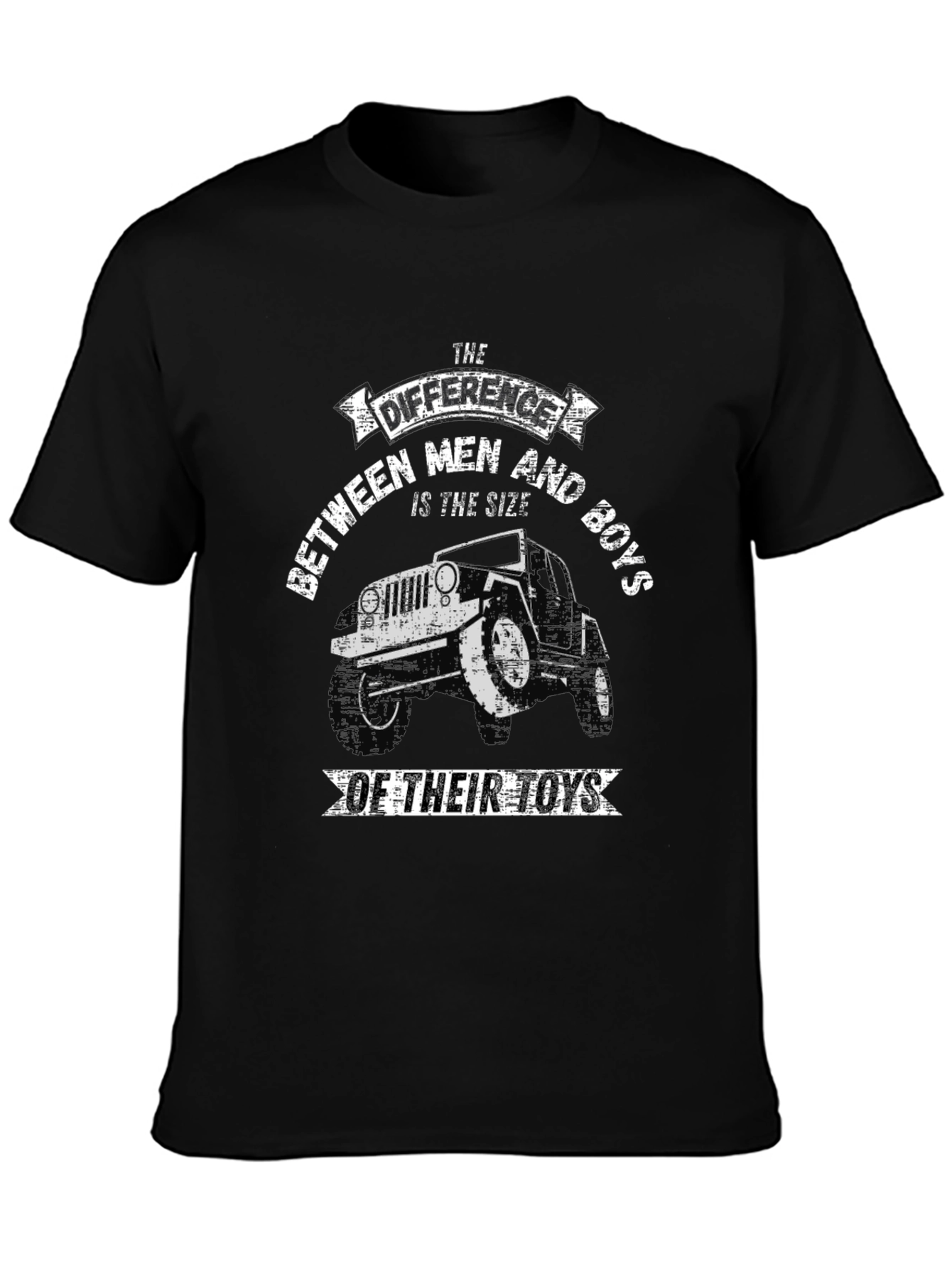 Mens Size of Toys Jeep Graphic T-Shirt