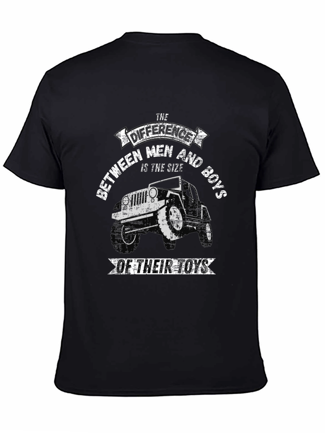 Mens Size of Toys Jeep Graphic T-Shirt