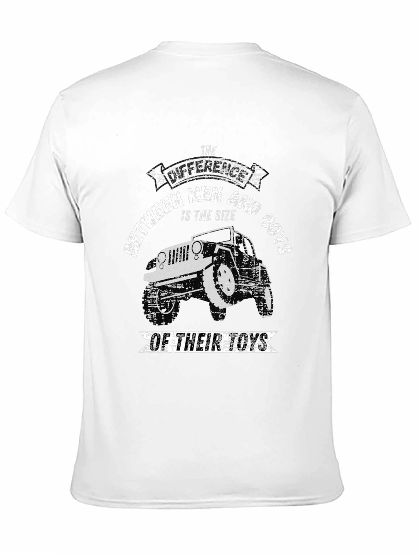 Mens Size of Toys Jeep Graphic T-Shirt