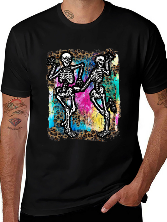Dancing Skeleton Graphic Tee