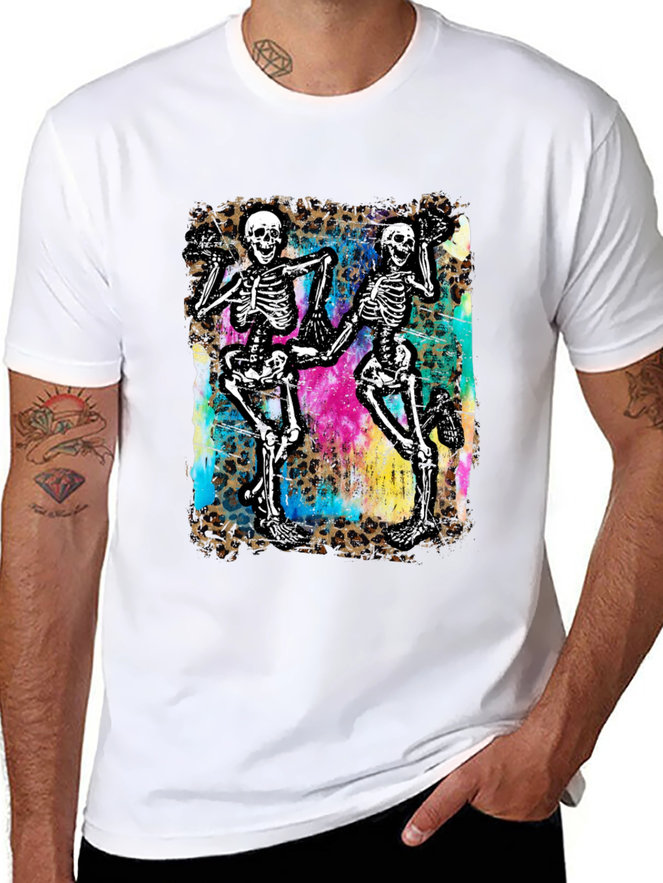 Dancing Skeleton Graphic Tee