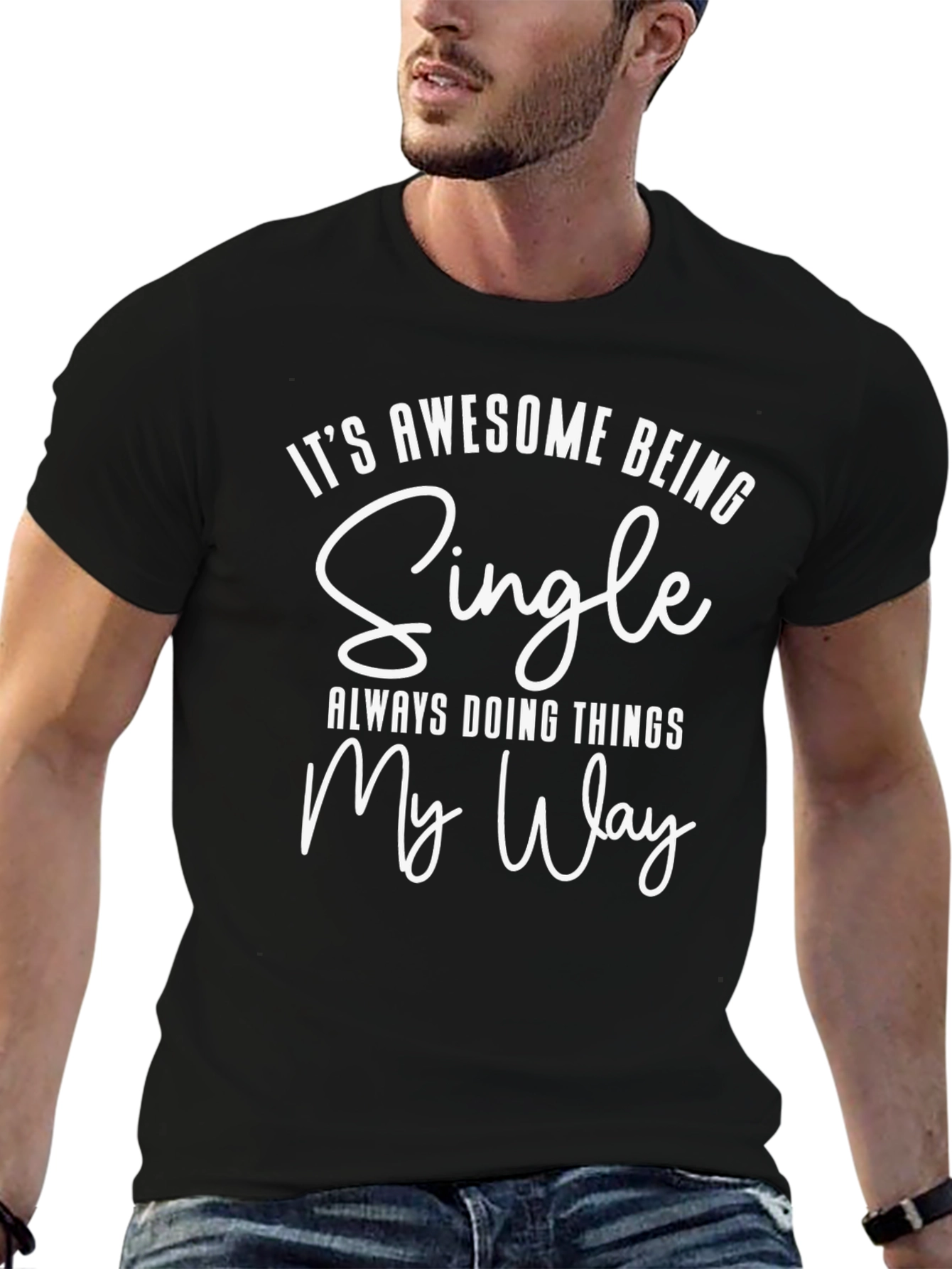 Awesome Being Single T-Shirt