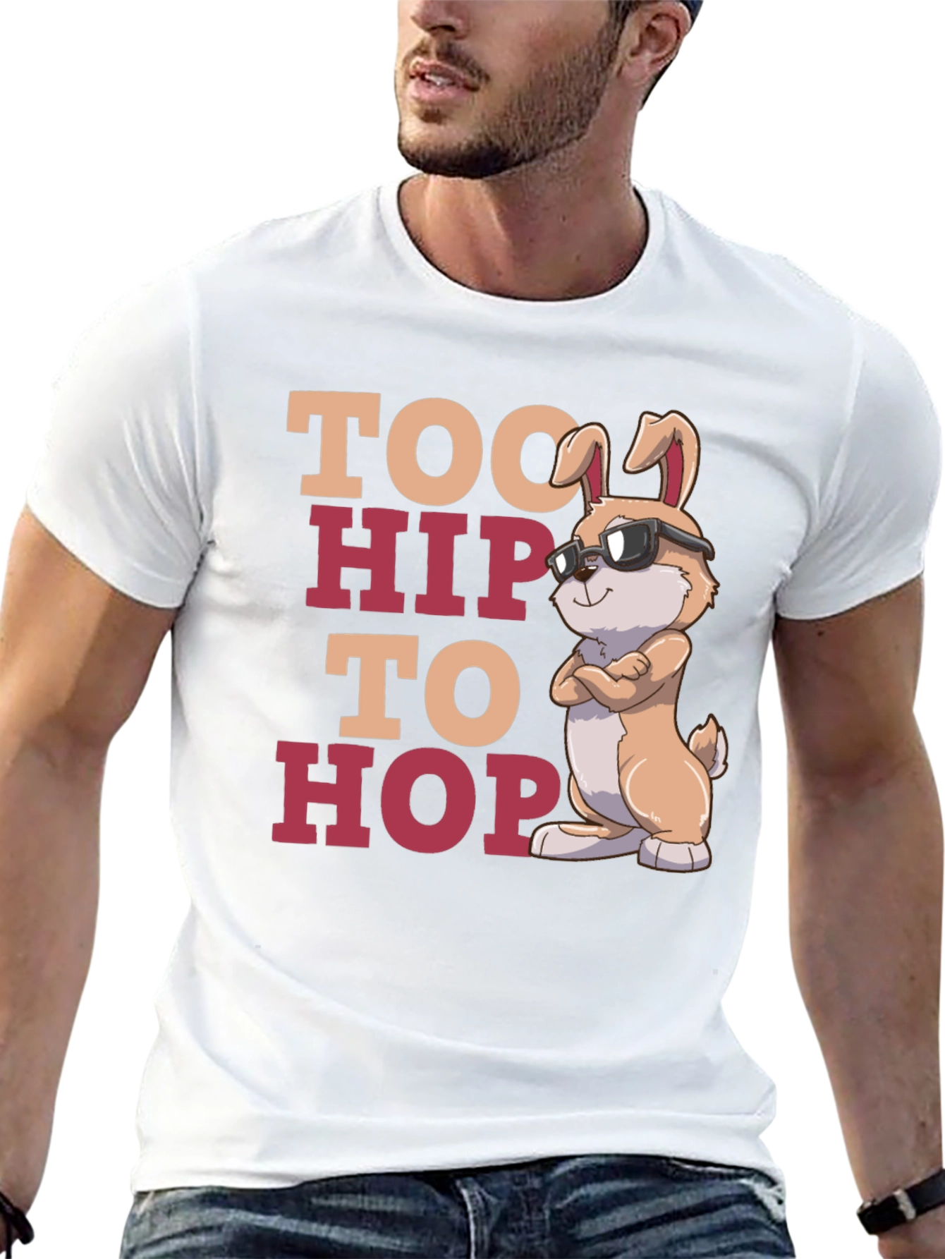 Too Hip to Hop Easter T-Shirt