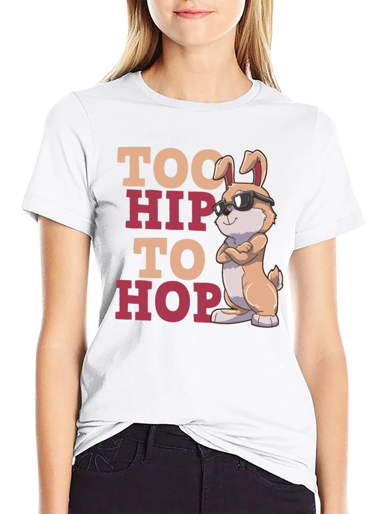 Too Hip to Hop Easter T-Shirt