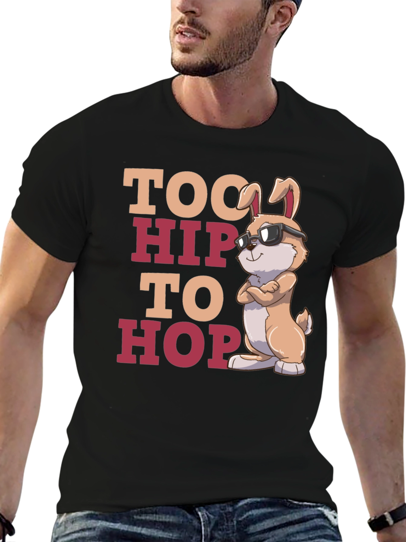 Too Hip to Hop Easter T-Shirt