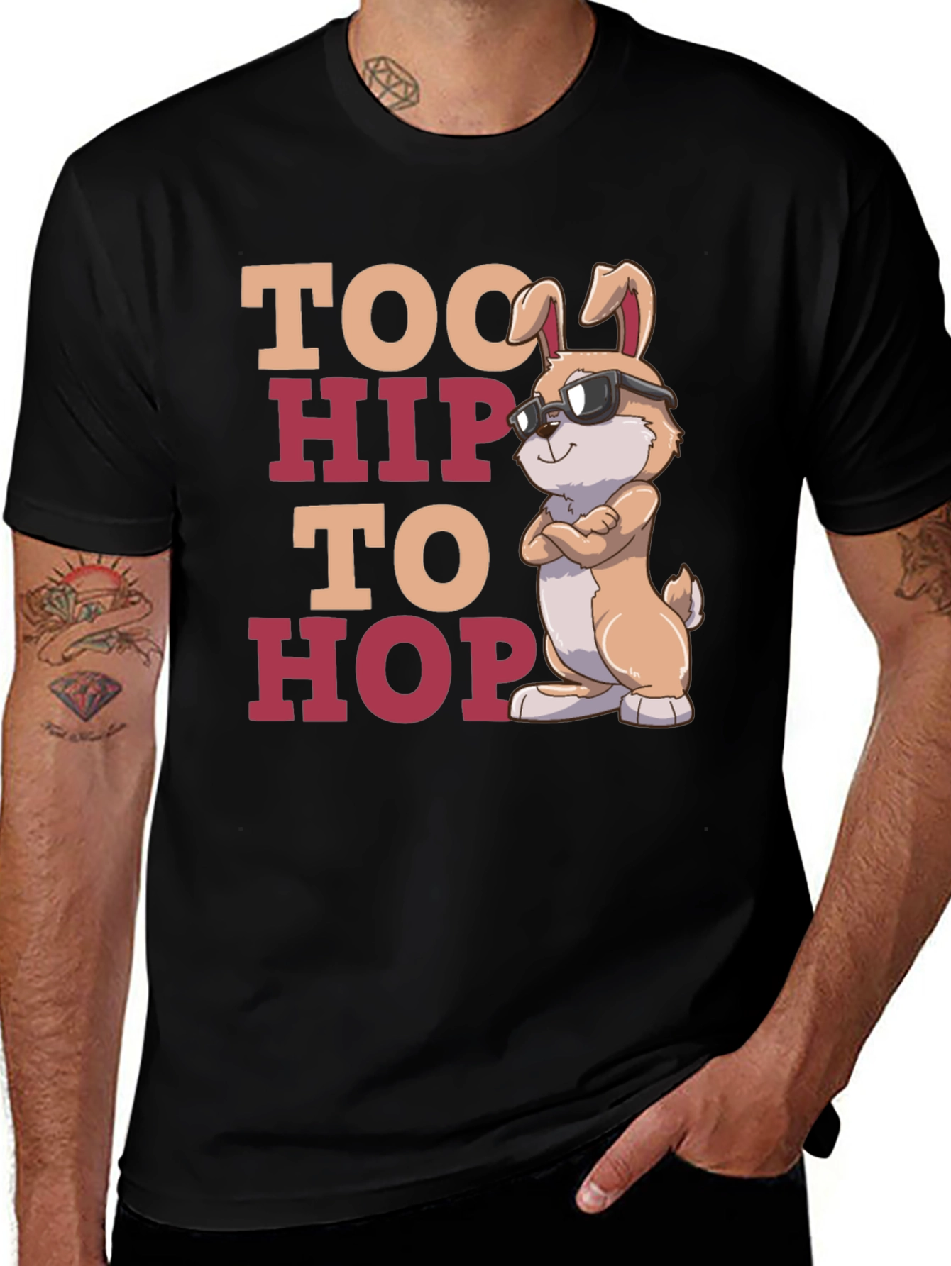 Too Hip to Hop Easter T-Shirt