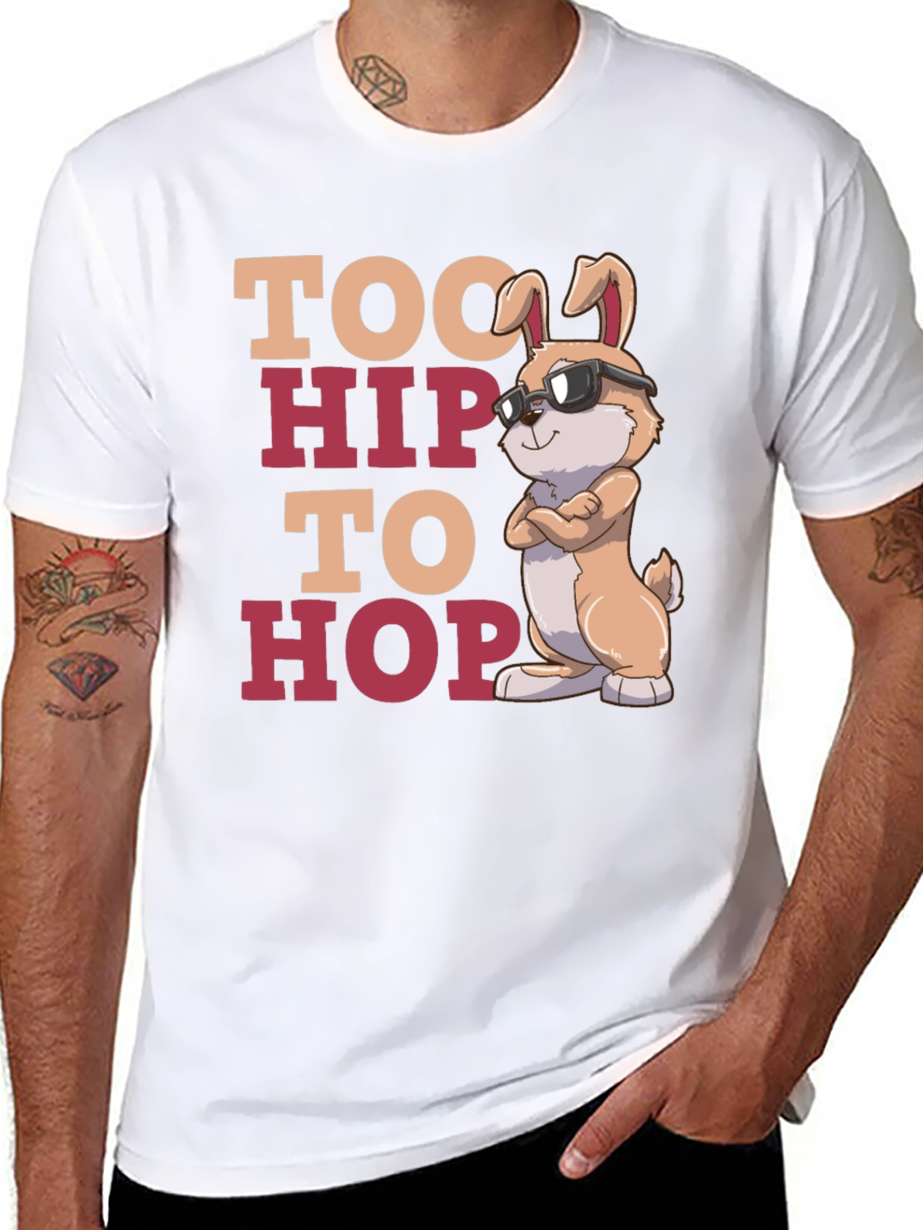 Too Hip to Hop Easter T-Shirt