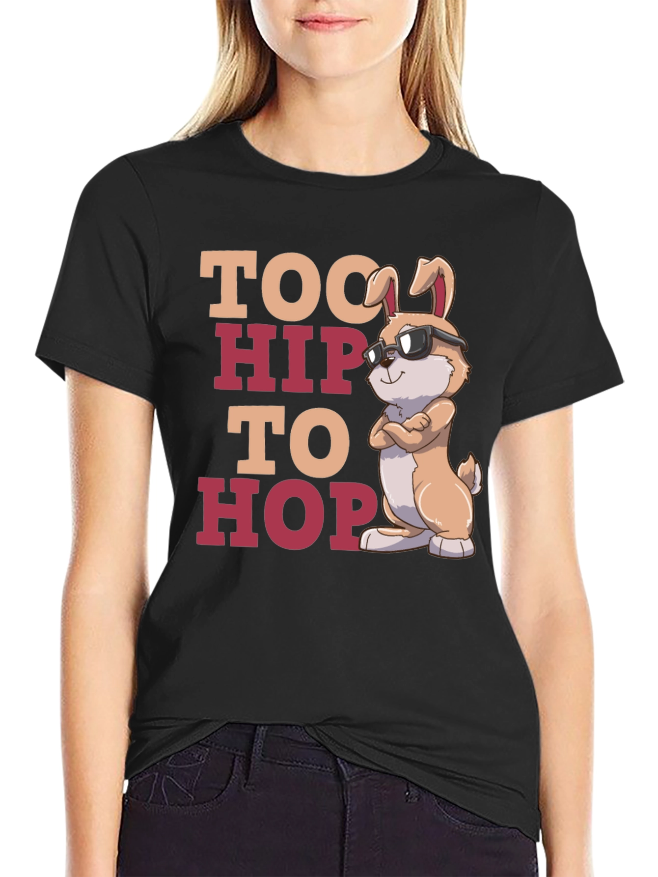 Too Hip to Hop Easter T-Shirt