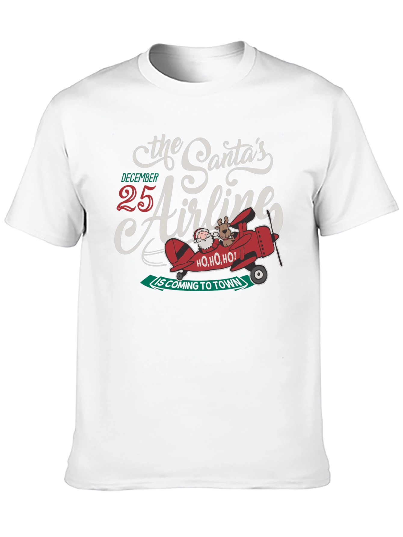 Santas Airline Christmas T-Shirt