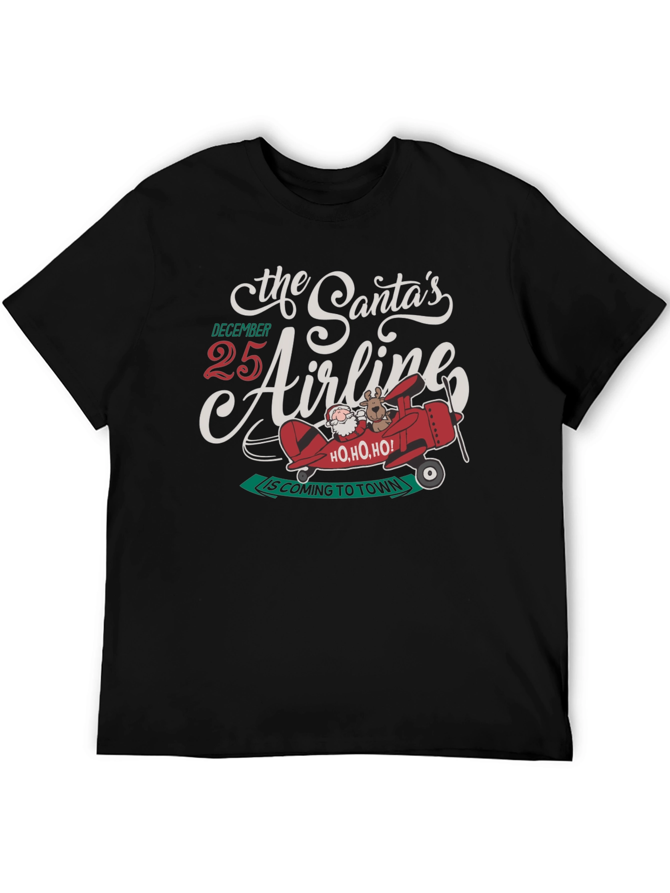 Santas Airline Christmas T-Shirt