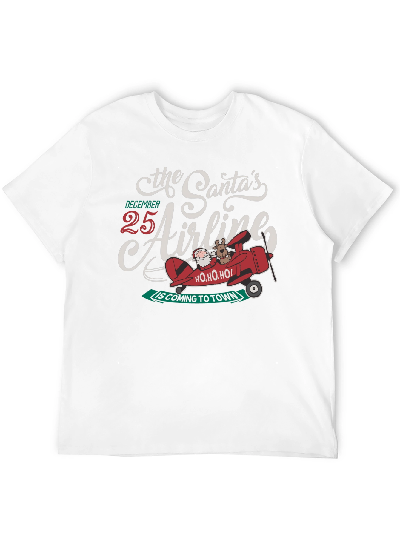 Santas Airline Christmas T-Shirt
