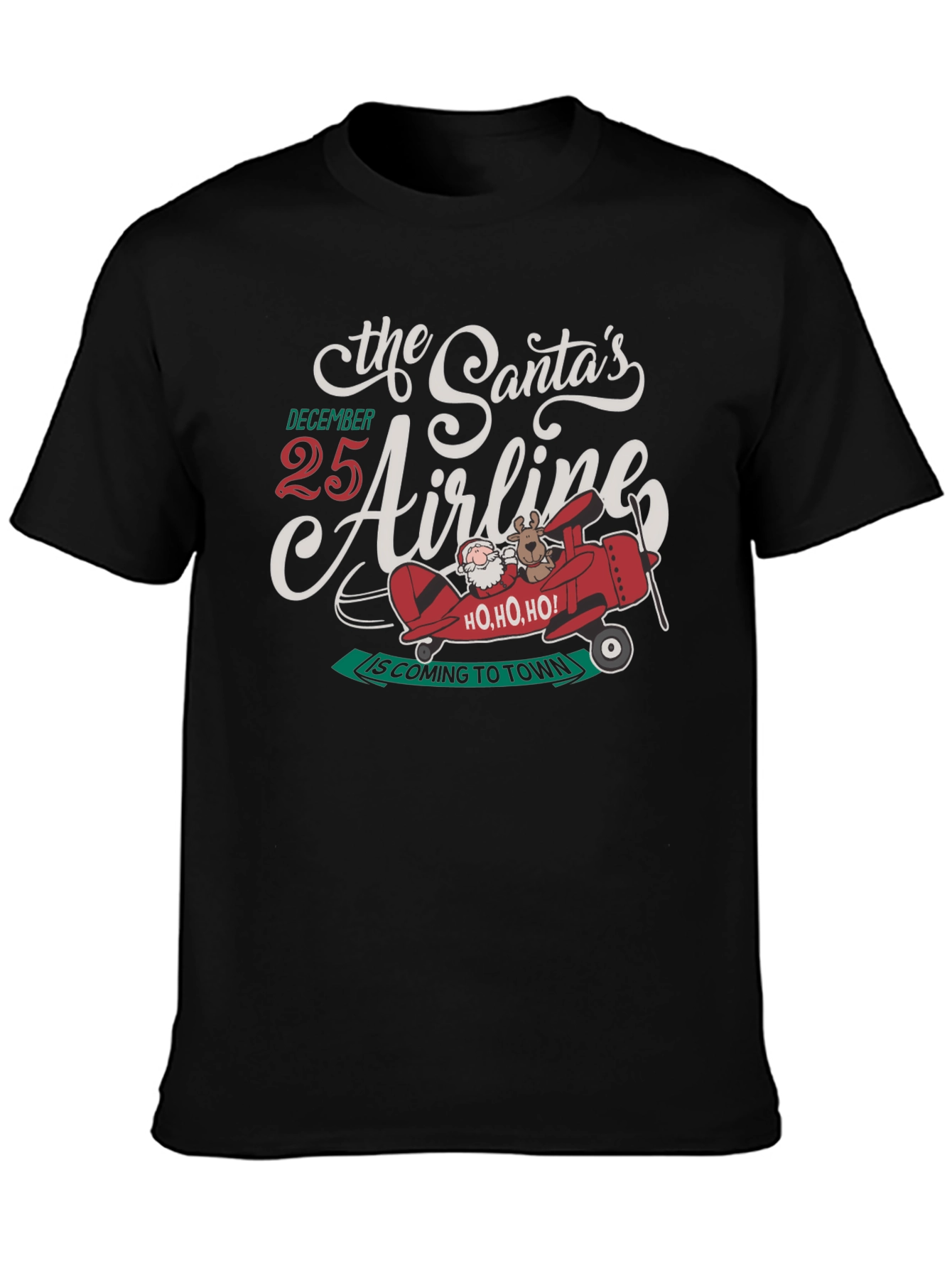 Santas Airline Christmas T-Shirt