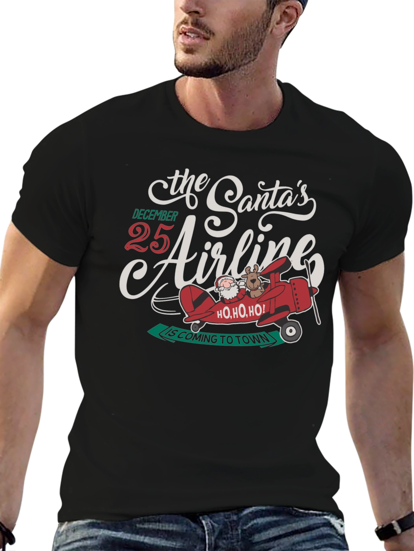 Santas Airline Christmas T-Shirt