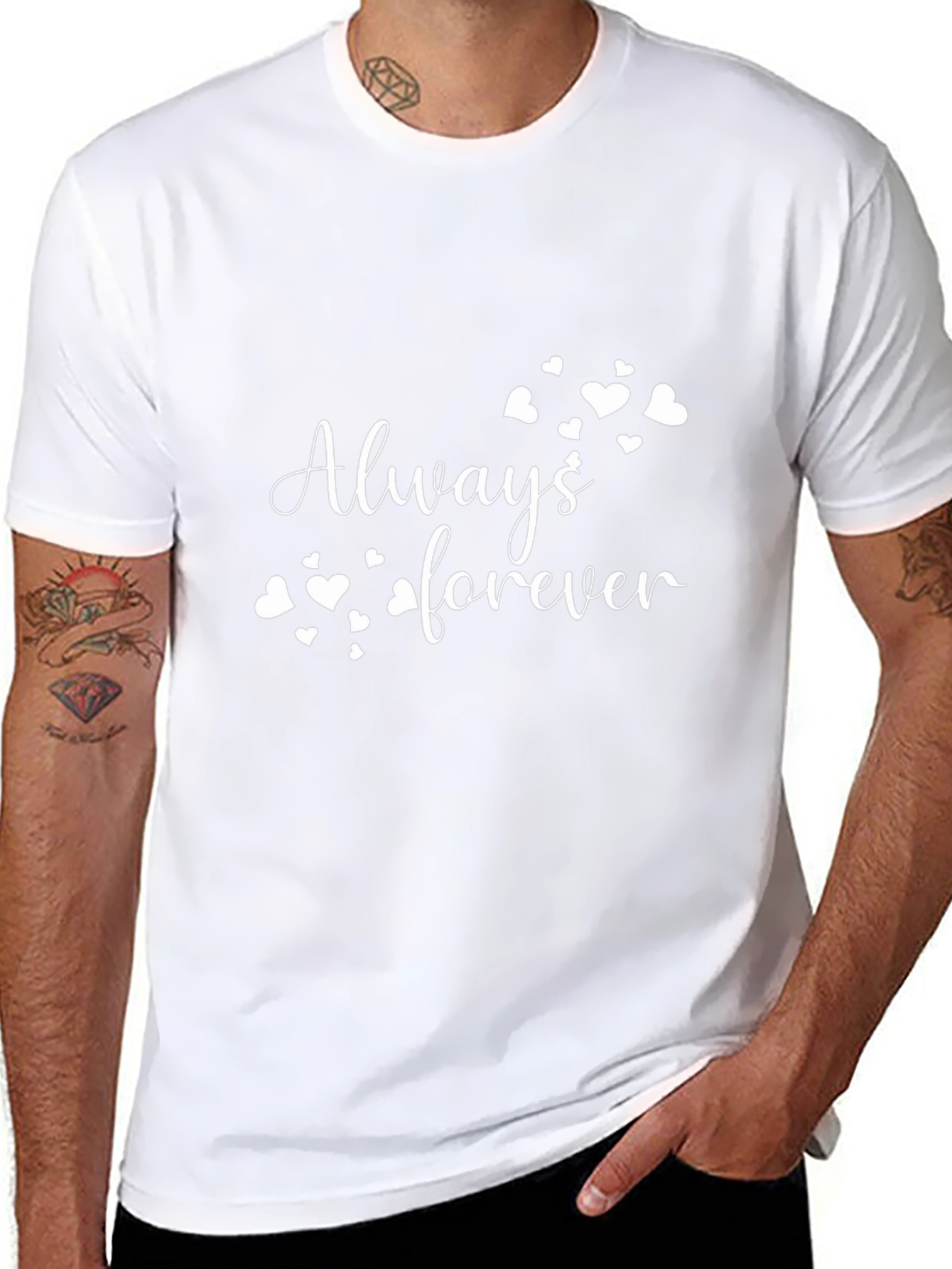 Always & Forever Graphic Tee - Black