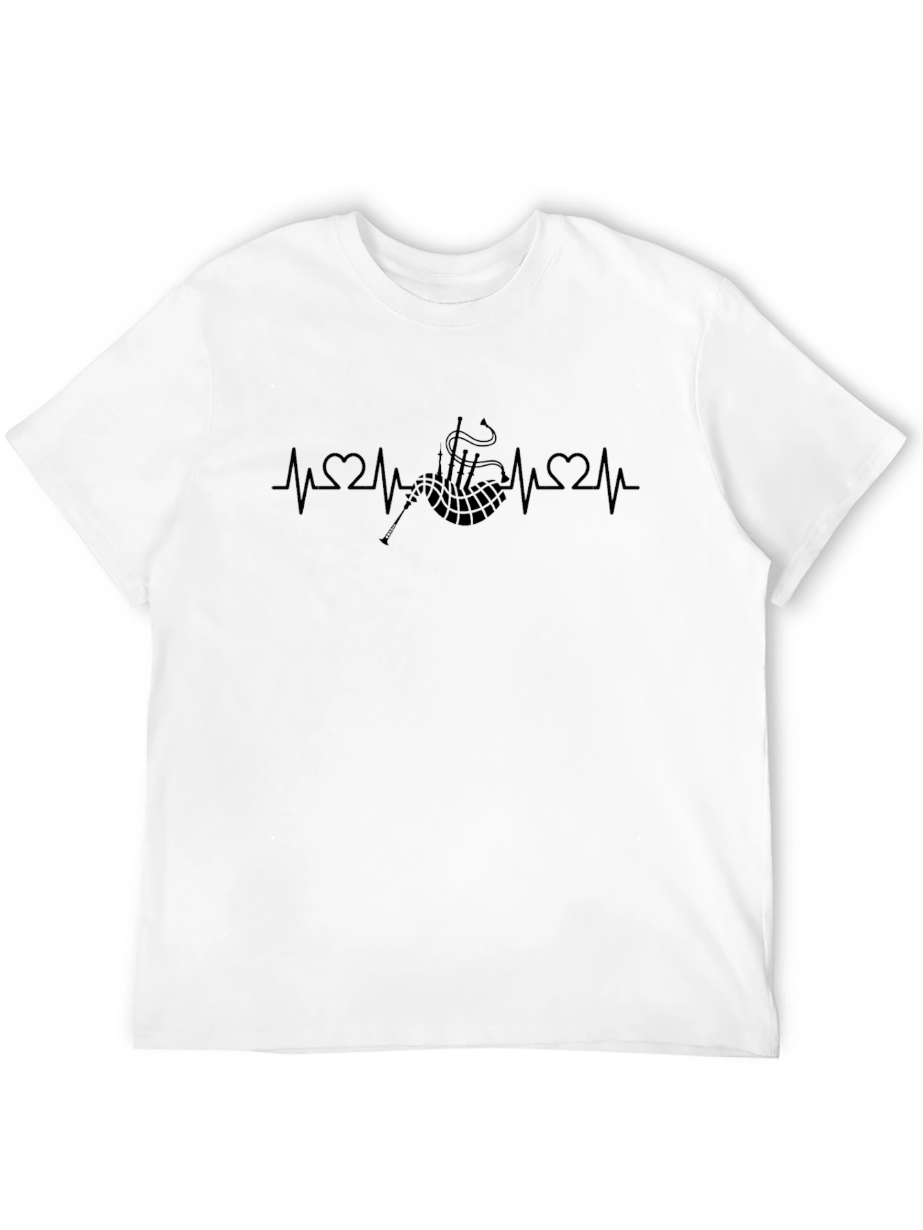 Bagpipe Heartbeat T-Shirt