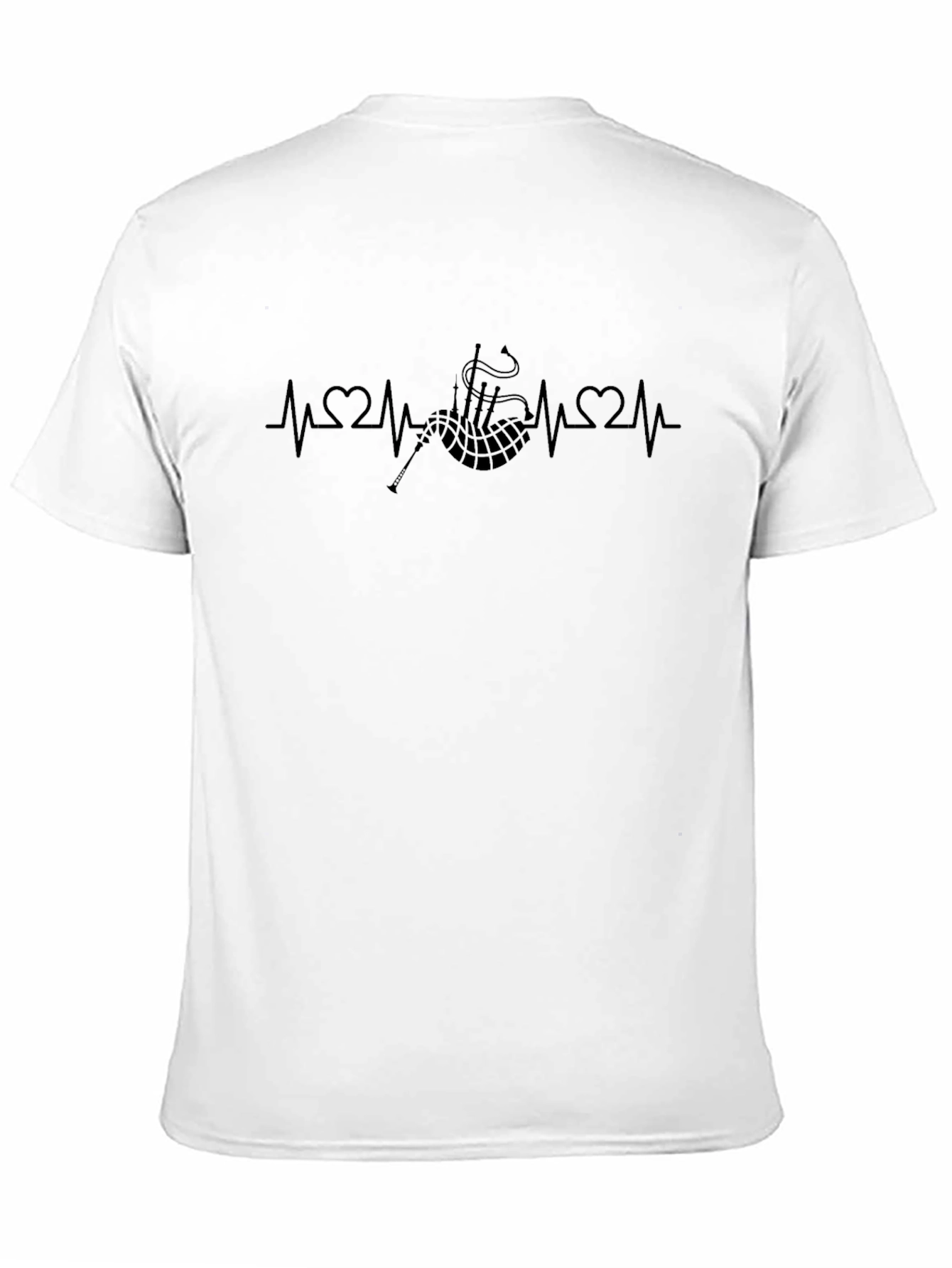 Bagpipe Heartbeat T-Shirt