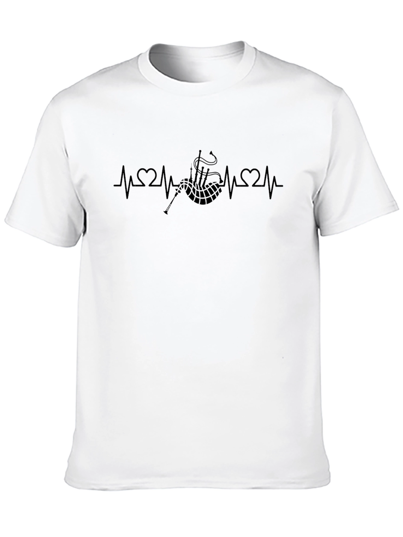 Bagpipe Heartbeat T-Shirt