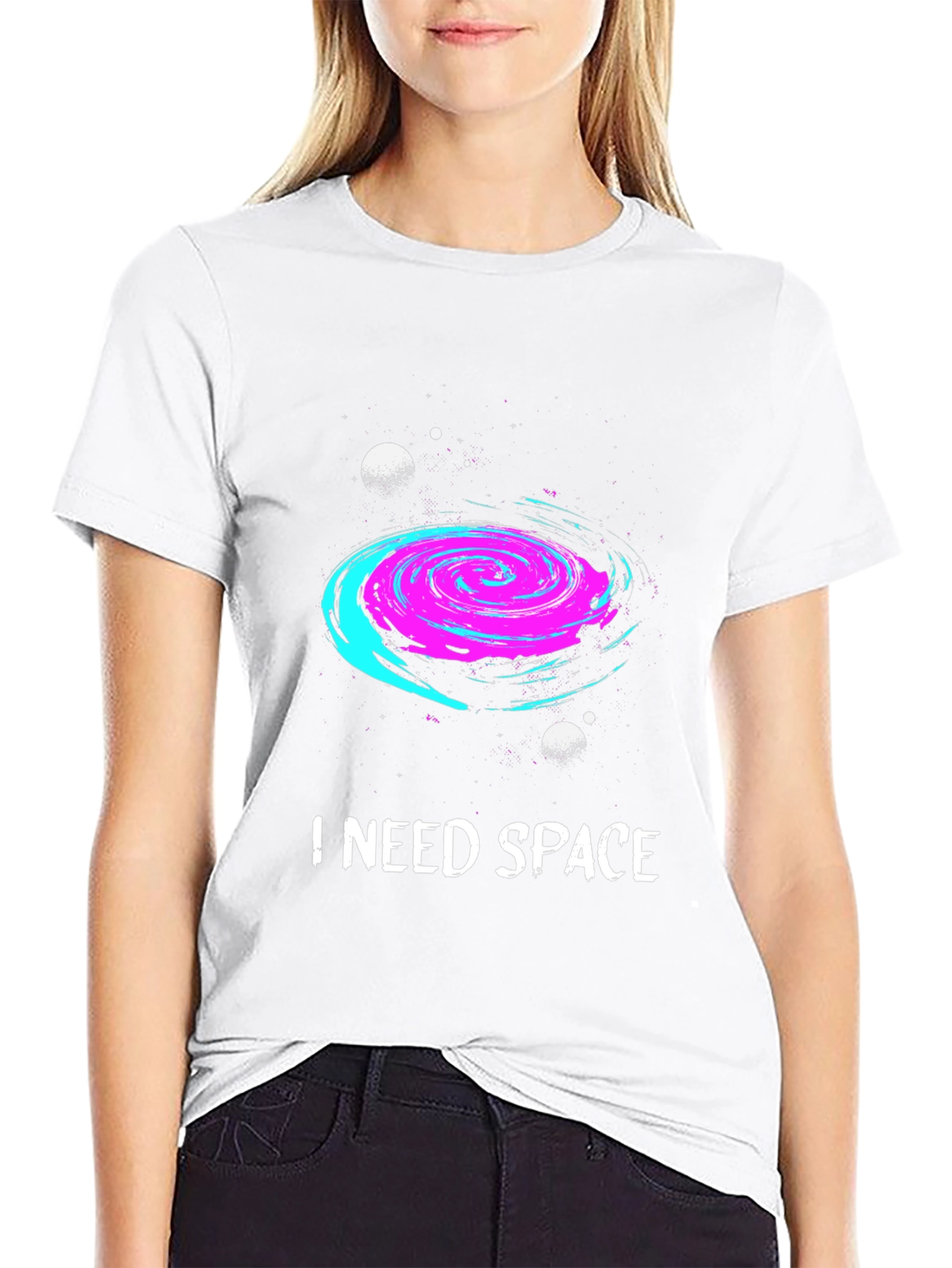 I Need Space Galaxy Graphic T-Shirt